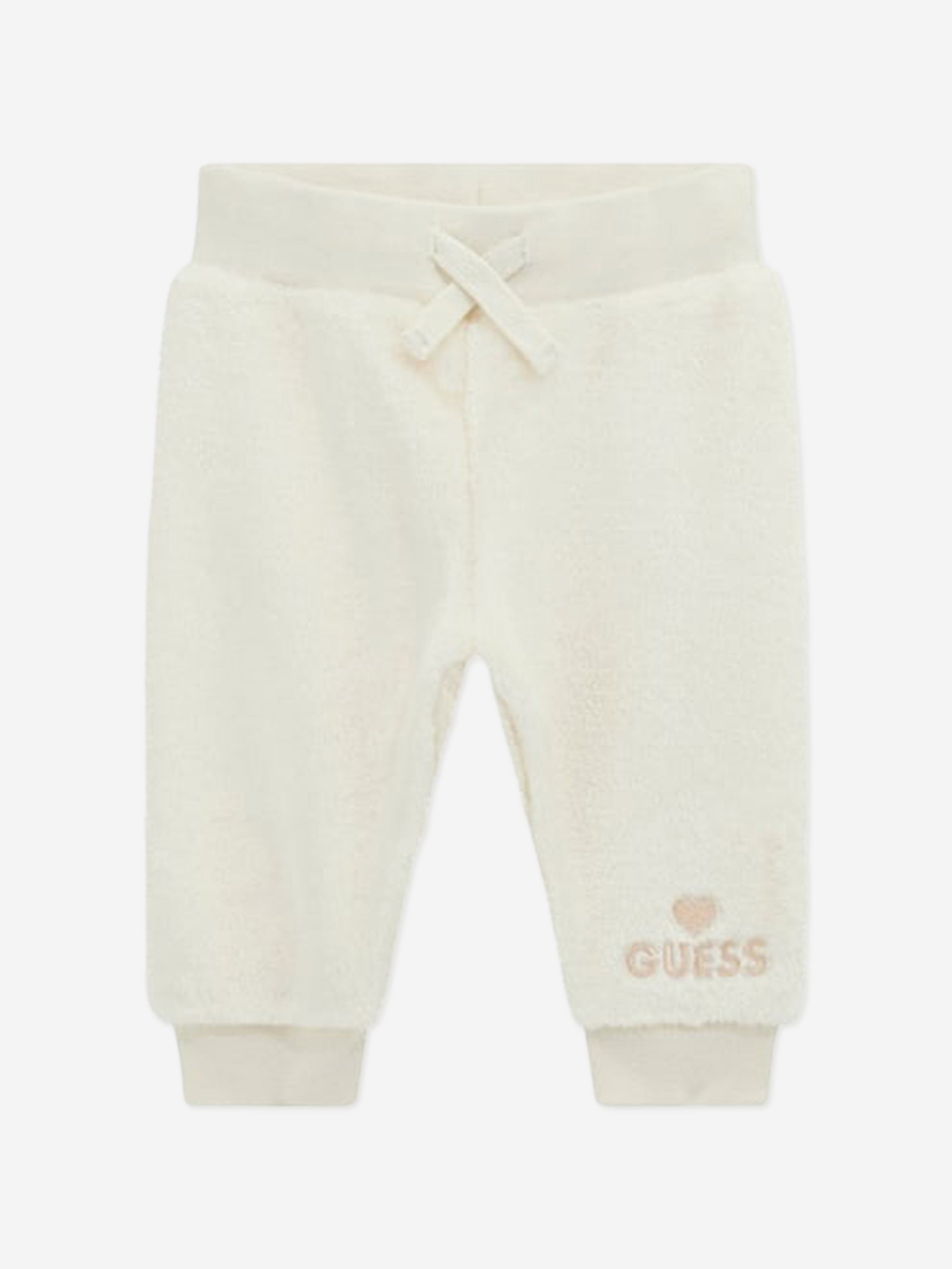 Guess Baby Girls 3 Piece Tracksuit Set in Ivory