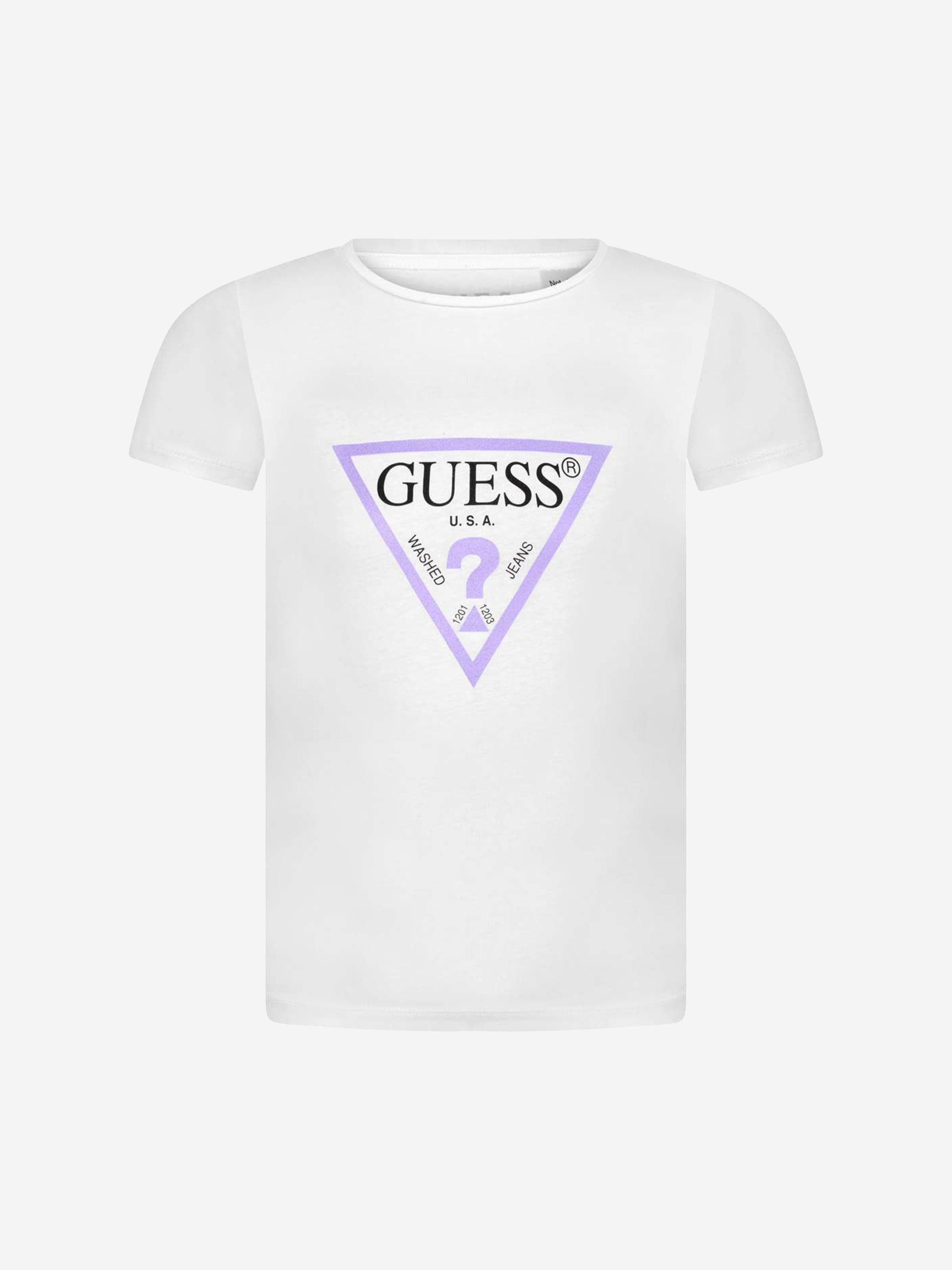 Guess Girls T-Shirt - Cotton Branded T-Shirt