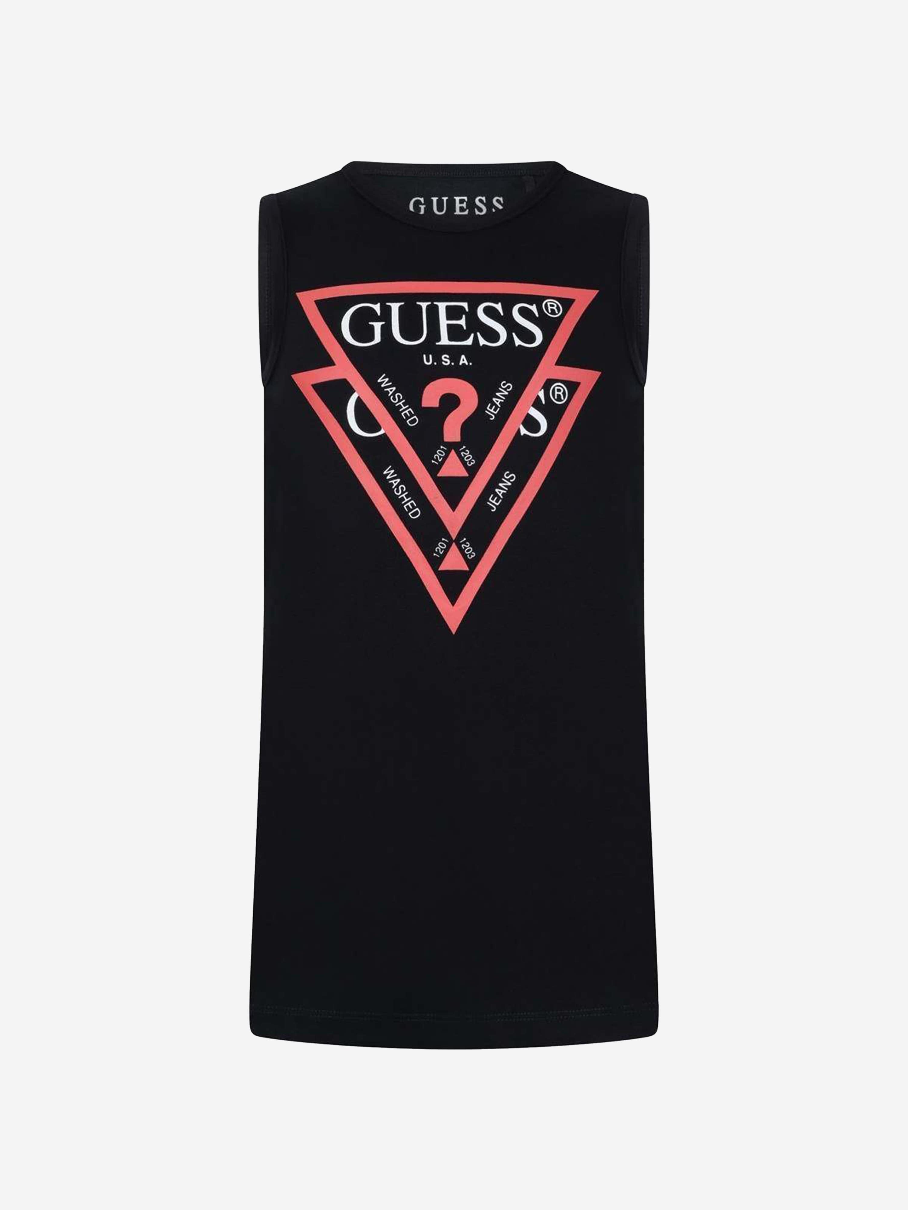 Guess Girls Dress - Cotton Sleeveless Dress