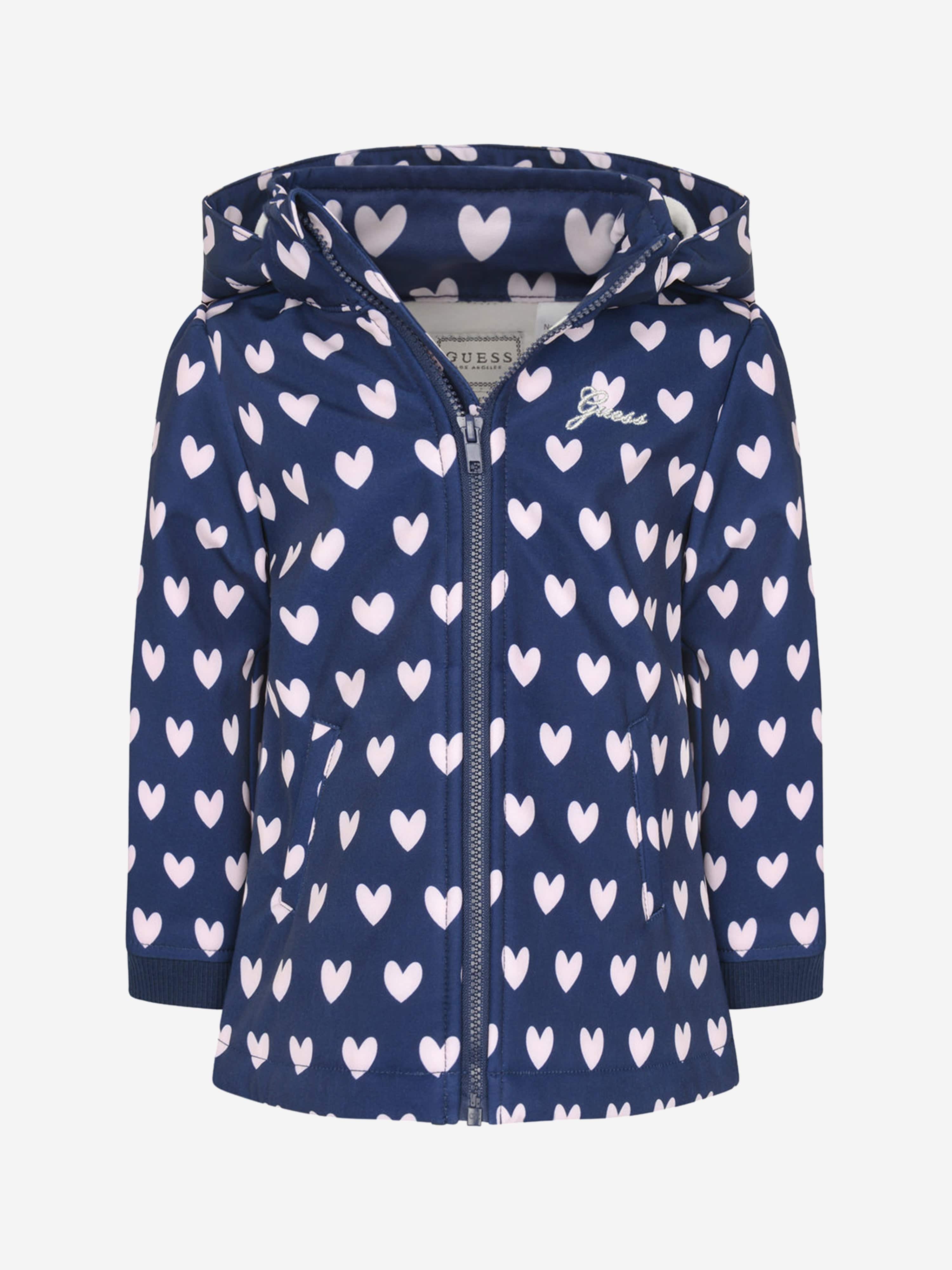 Guess Baby Girls & Pink Hearts Jacket