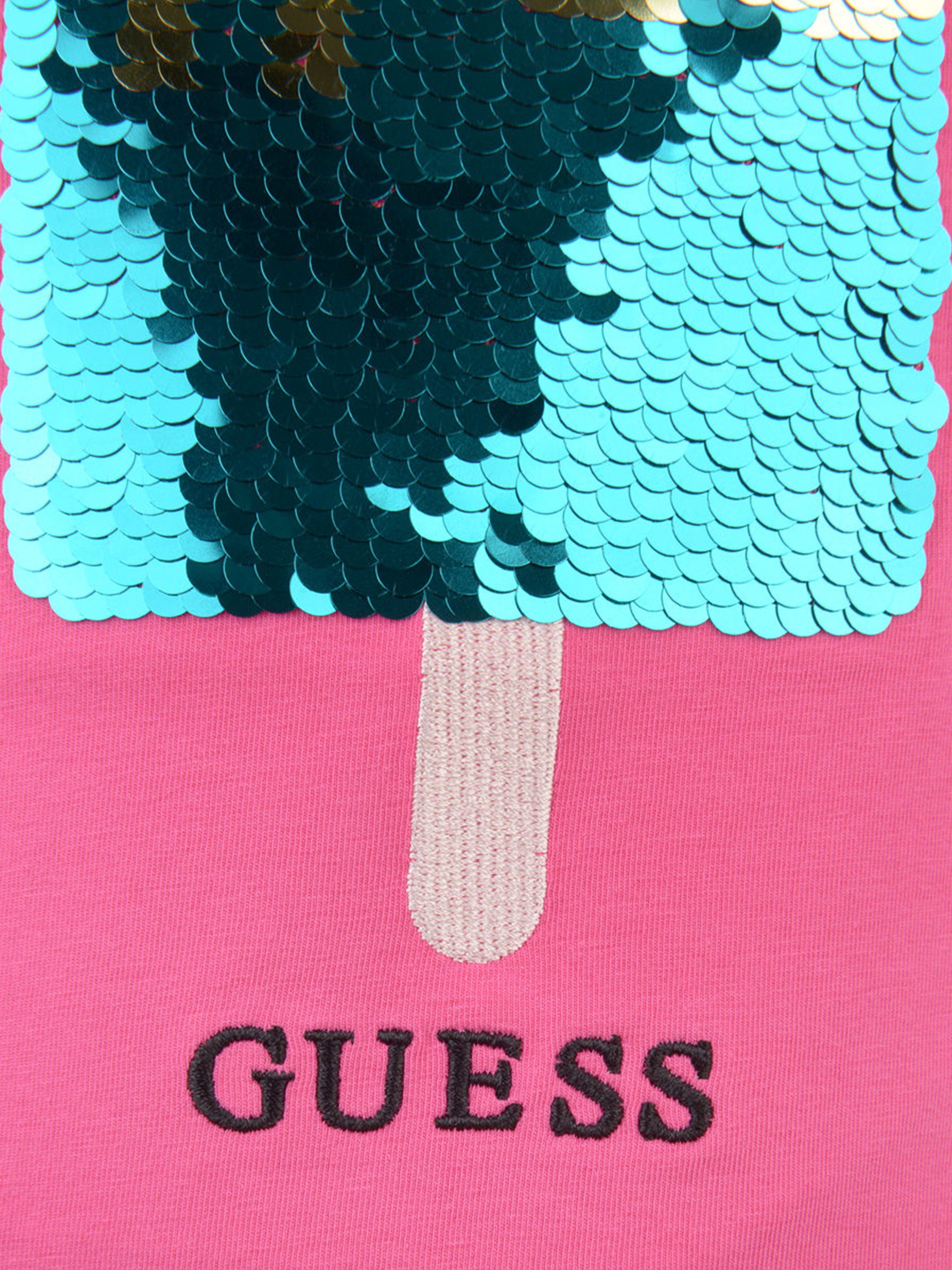 Guess Girls Sequin Lolly Top