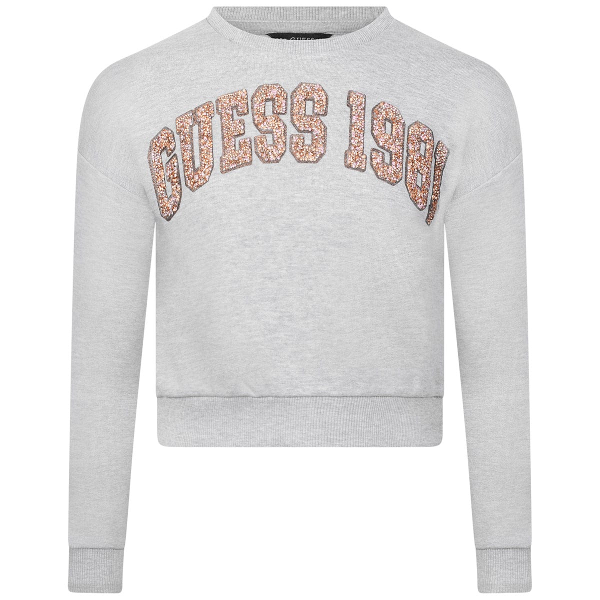 Guess Girls Diamante Logo Sweater