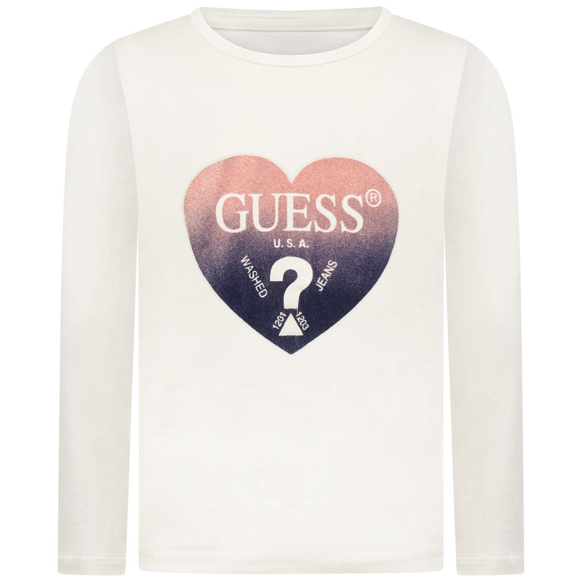 Guess Girls Heart Jersey Top