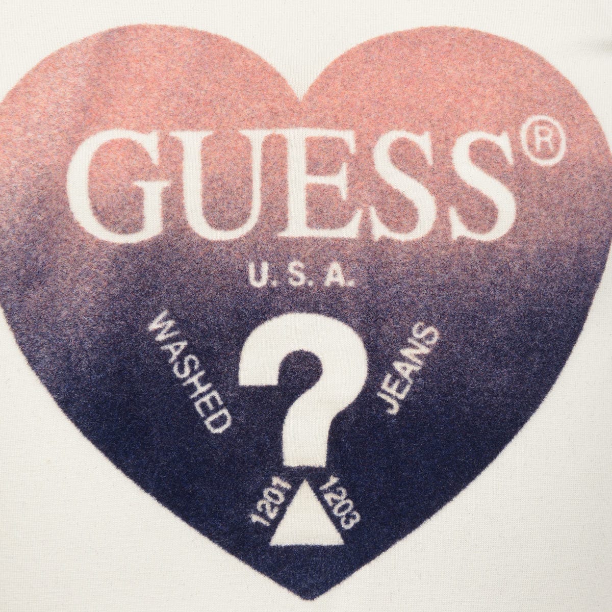 Guess Girls Heart Jersey Top