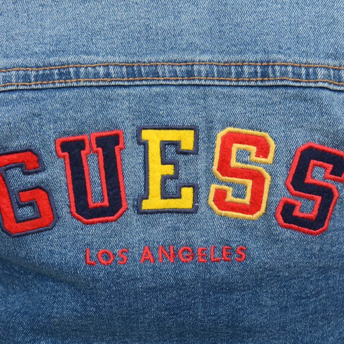 Guess Boys Denim Jacket With Hood