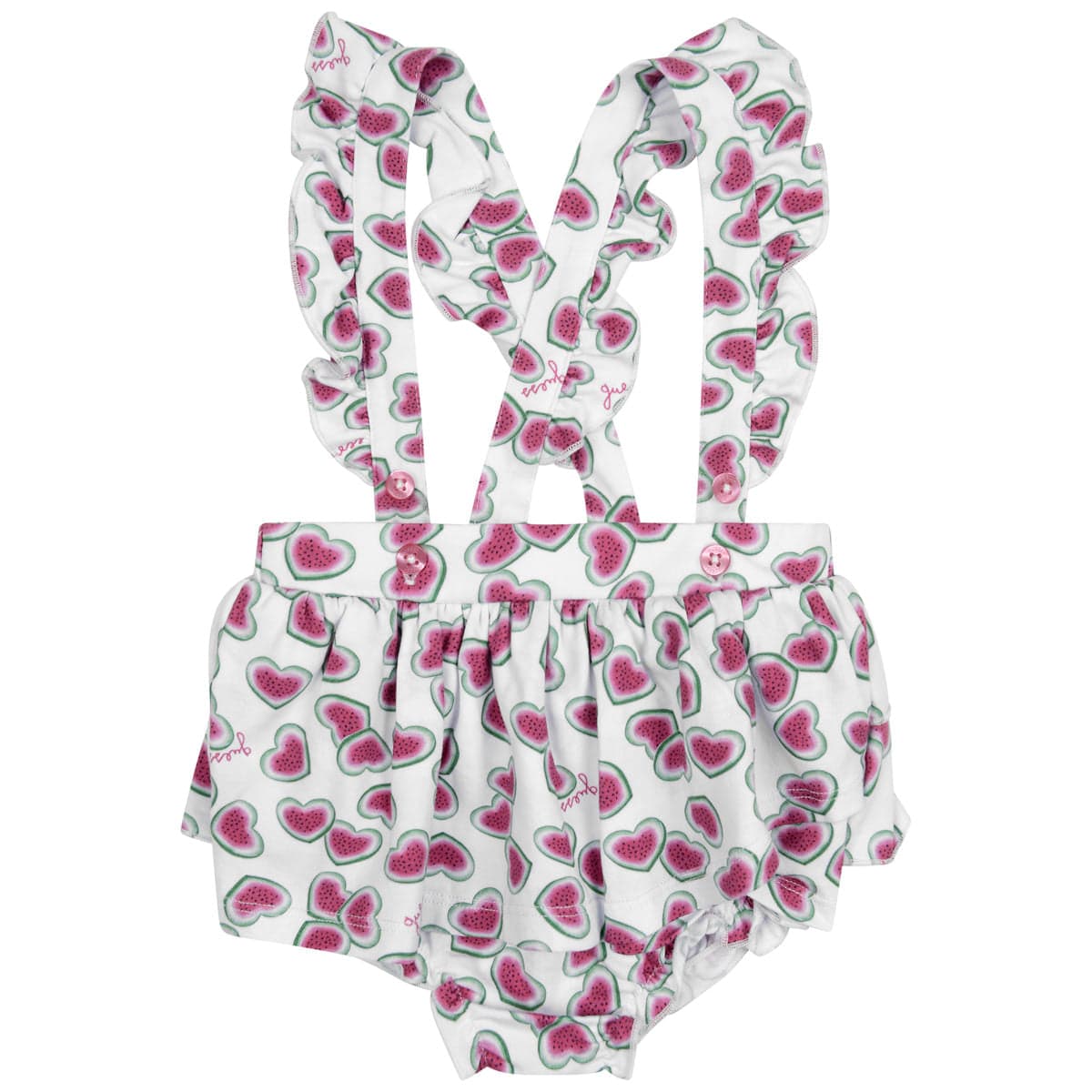 Guess Baby Girls Set - Cotton Romper Set (2 Piece)