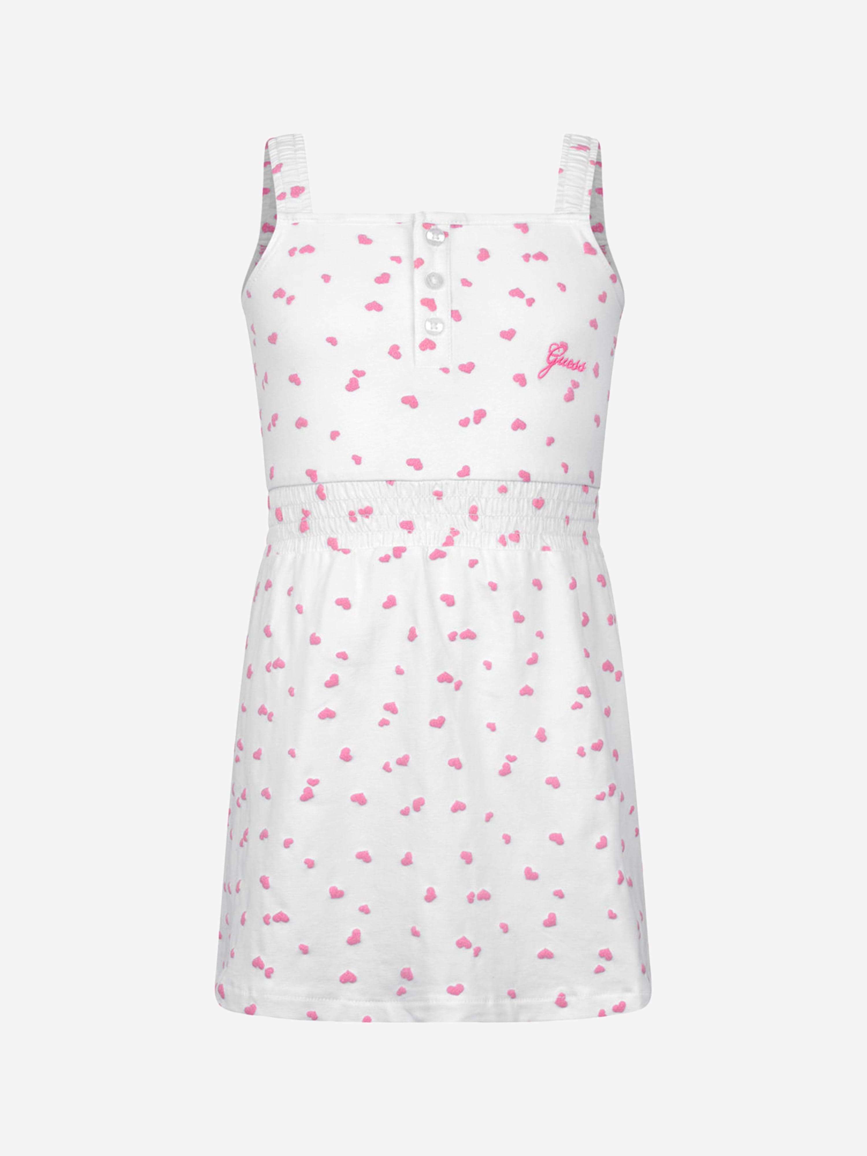 Guess Girls Dress - & Pink Hearts Jersey Dress