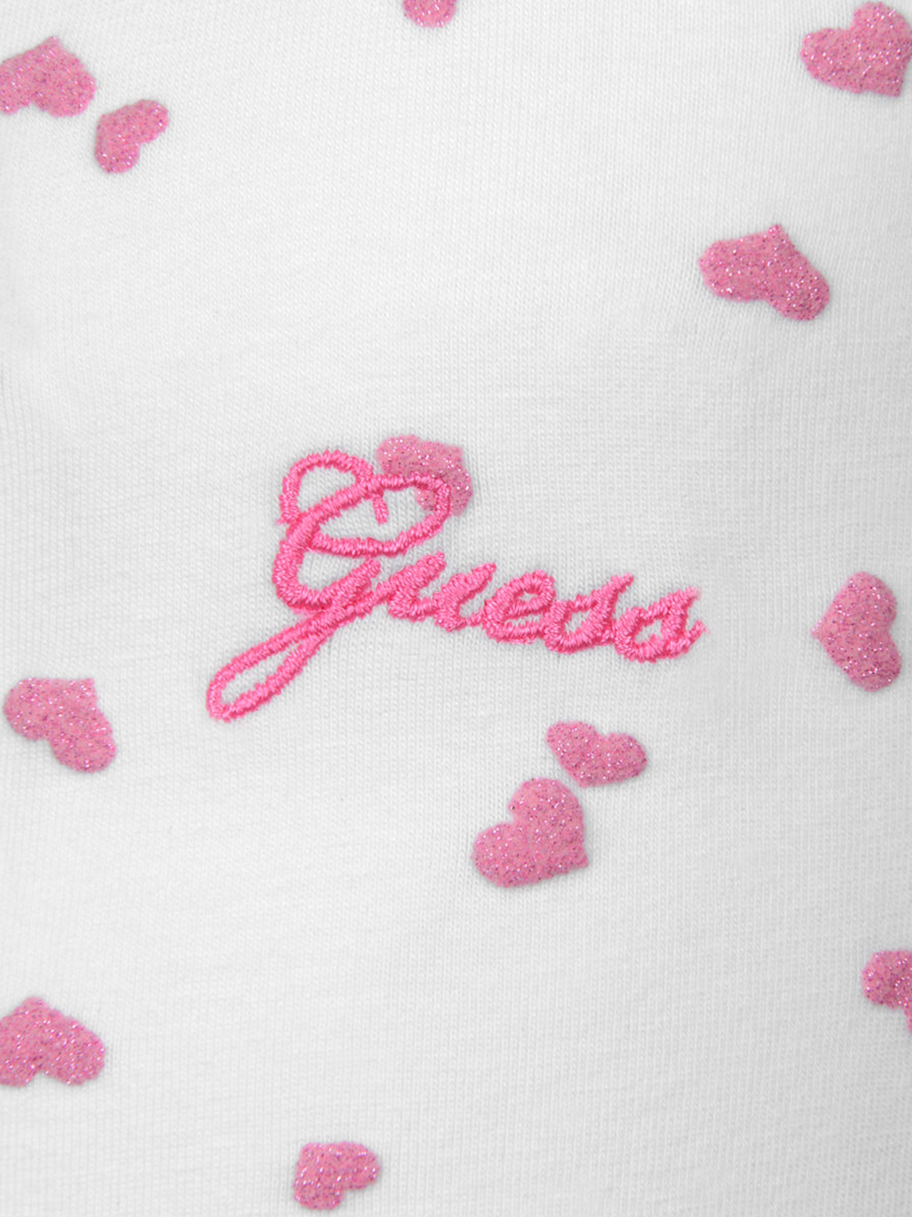 Guess Girls Dress - & Pink Hearts Jersey Dress