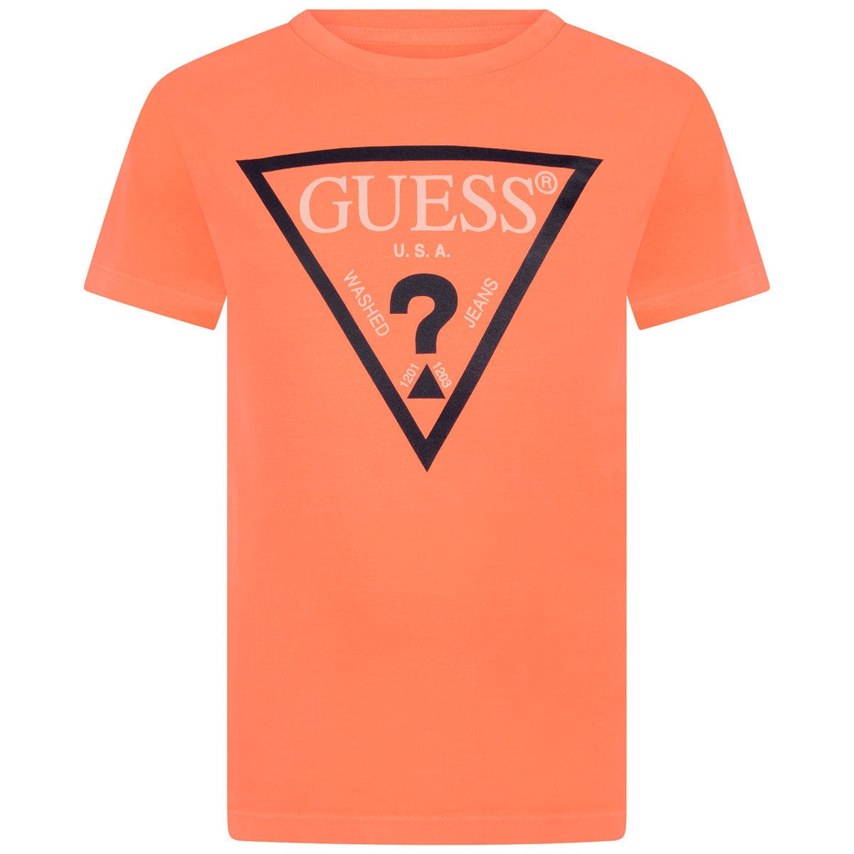 Guess Kids T-Shirt - Neon Cotton T-Shirt