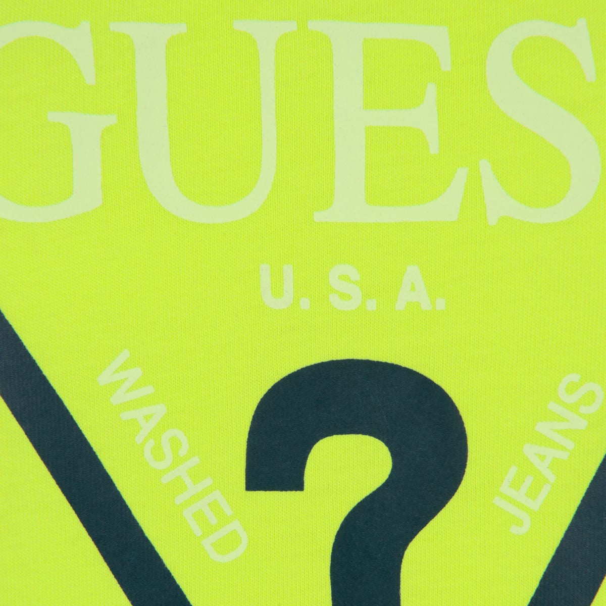 Guess Kids T-Shirt - Neon Cotton T-Shirt