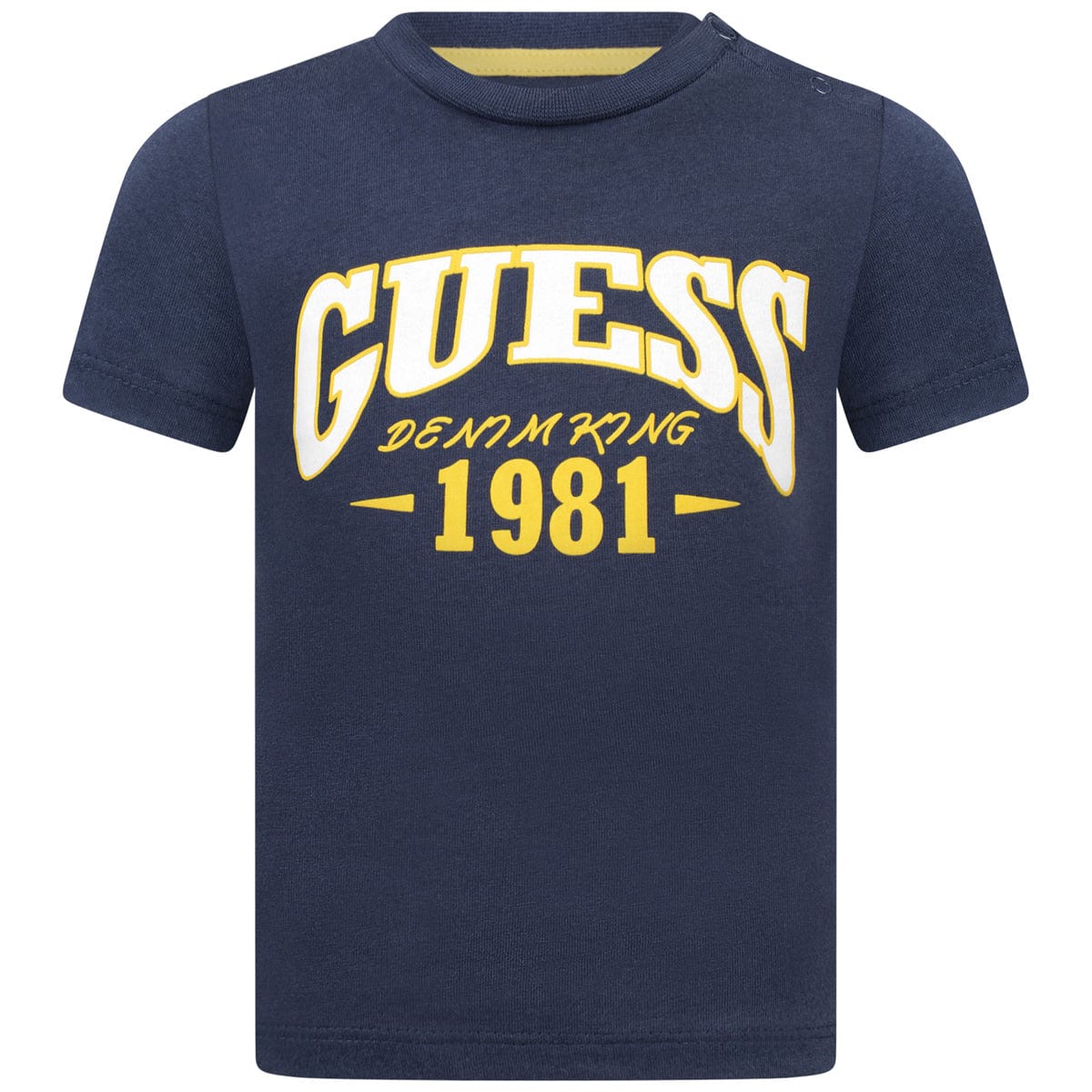 Guess Baby Boys T-Shirt - Cotton Logo T-Shirt