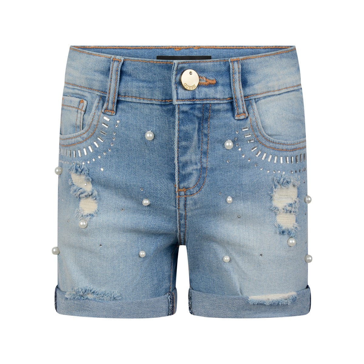 Guess Girls Shorts - Distressed Denim Shorts