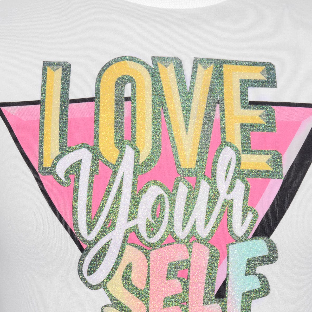 Guess Girls T-Shirt - Love Yourself Cotton T-Shirt