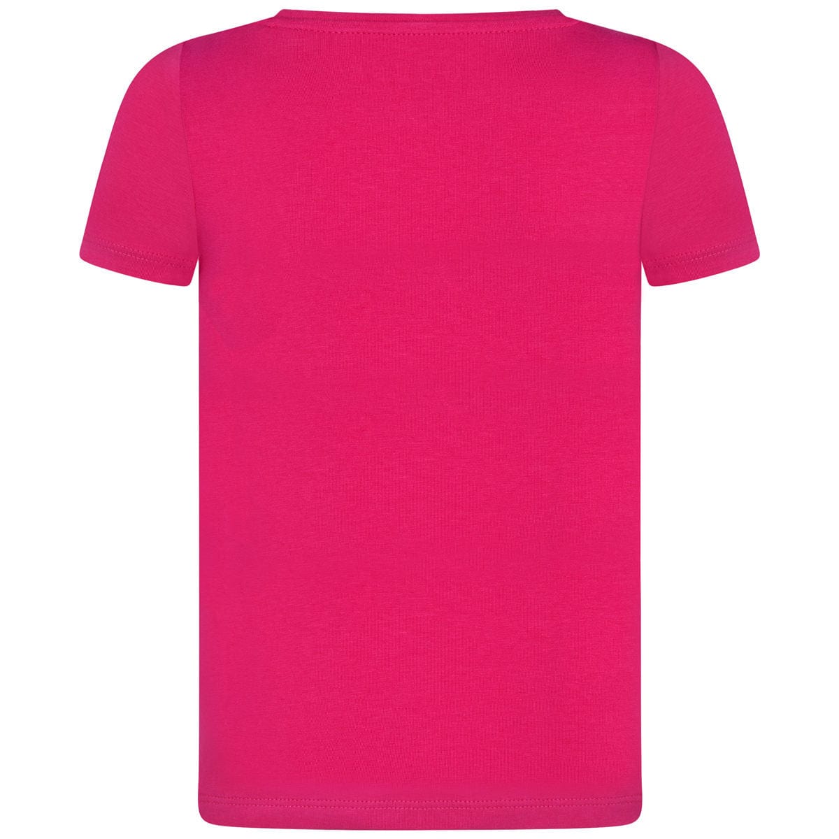 Guess Girls T-Shirt - Raspberry Cotton Stretch Jersey T-Shirt