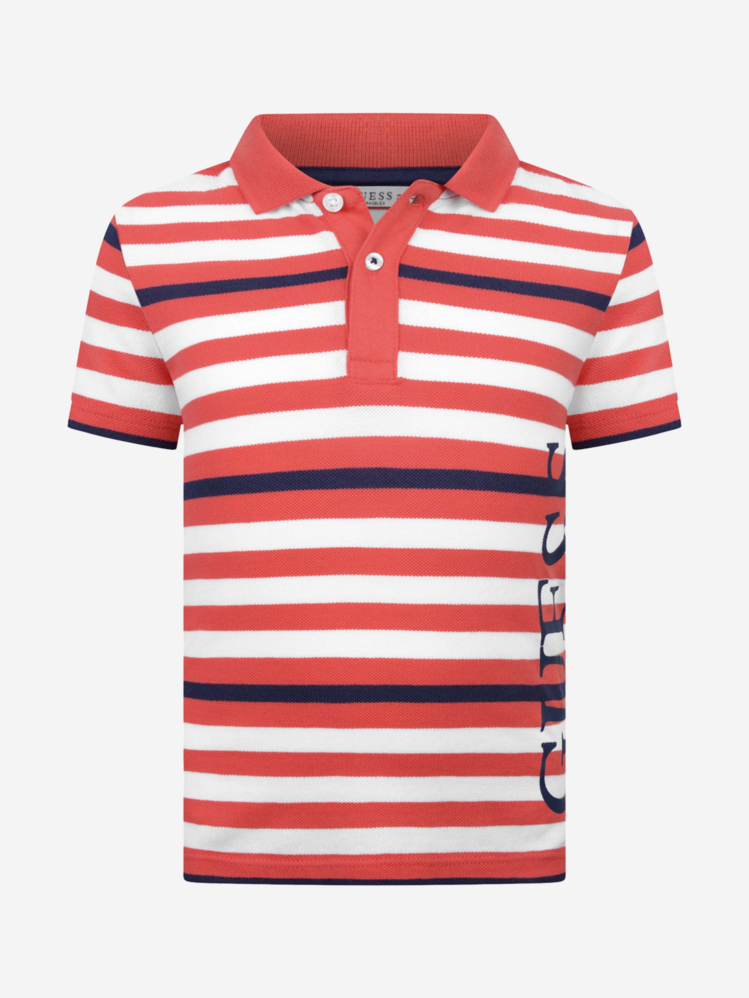 Guess Boys Polo Top - Striped Polo Top