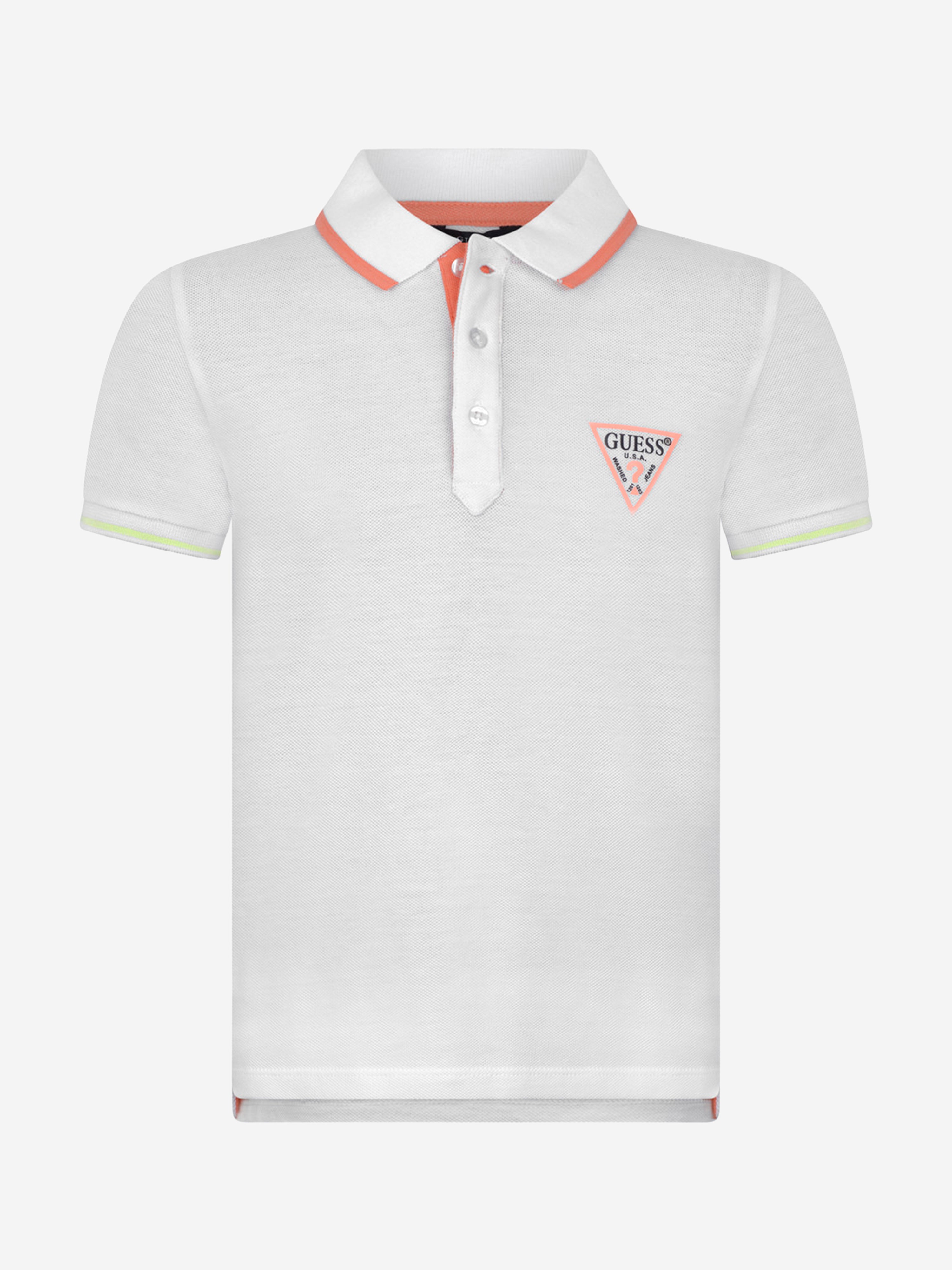 Guess Boys Polo Top - Cotton Pique Polo Top