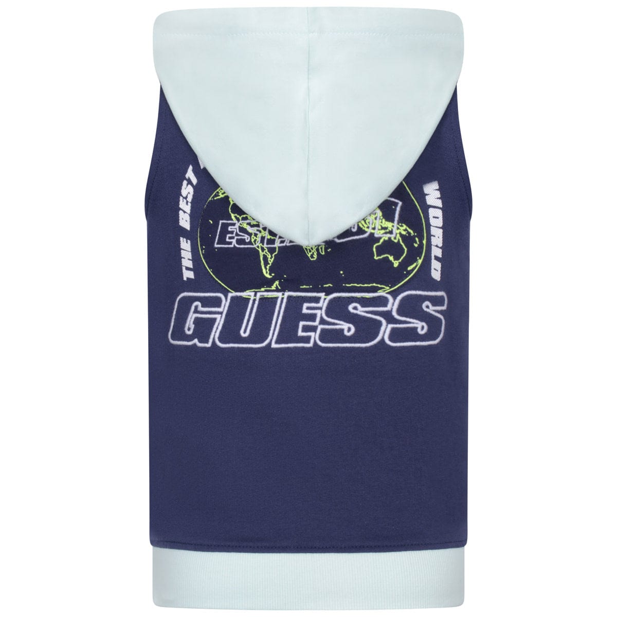 Guess Boys Zip Up Top - Cotton Hooded Zip Up Top