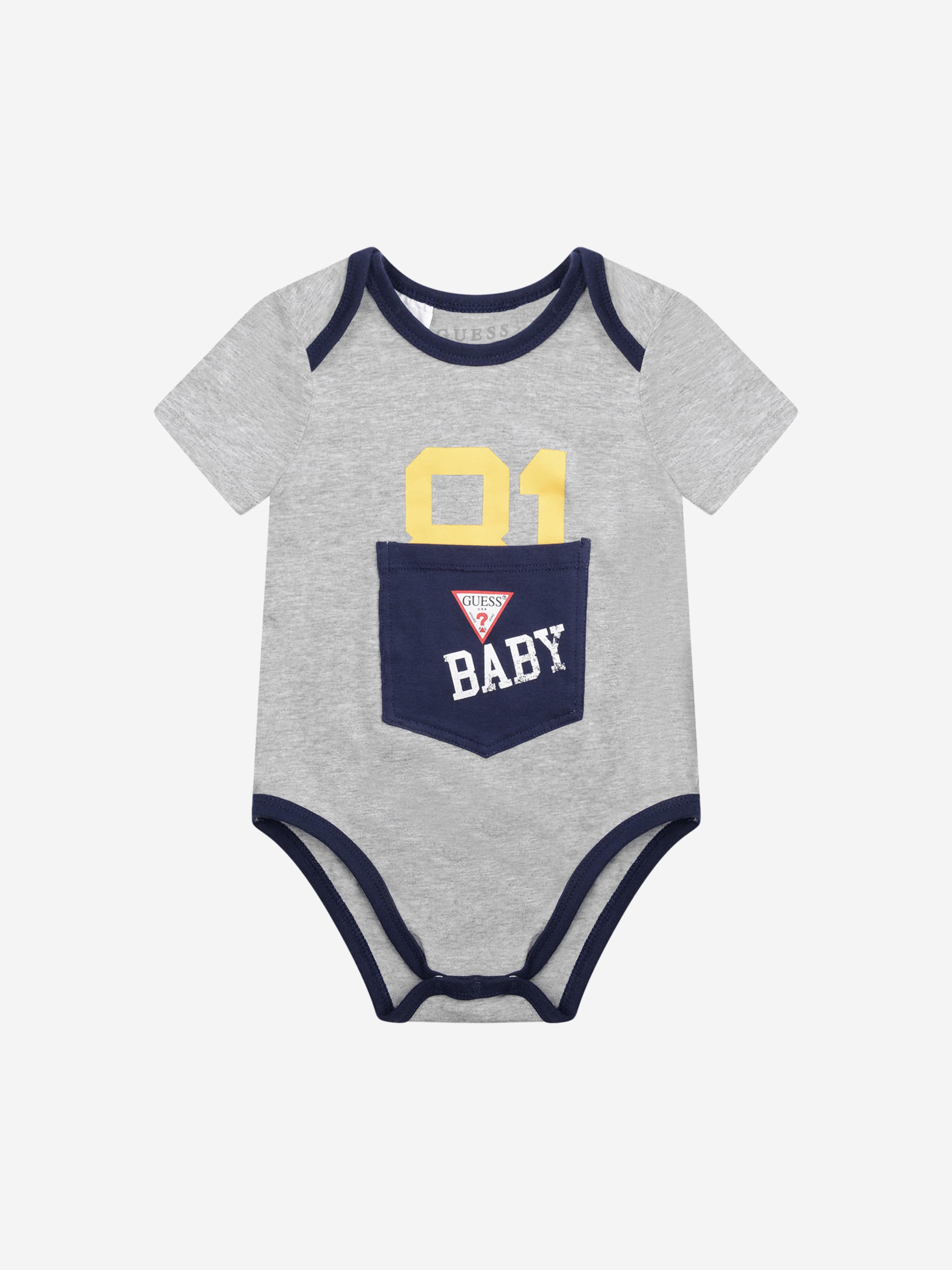 Guess Baby Boys Set - Cotton 3 Piece Set