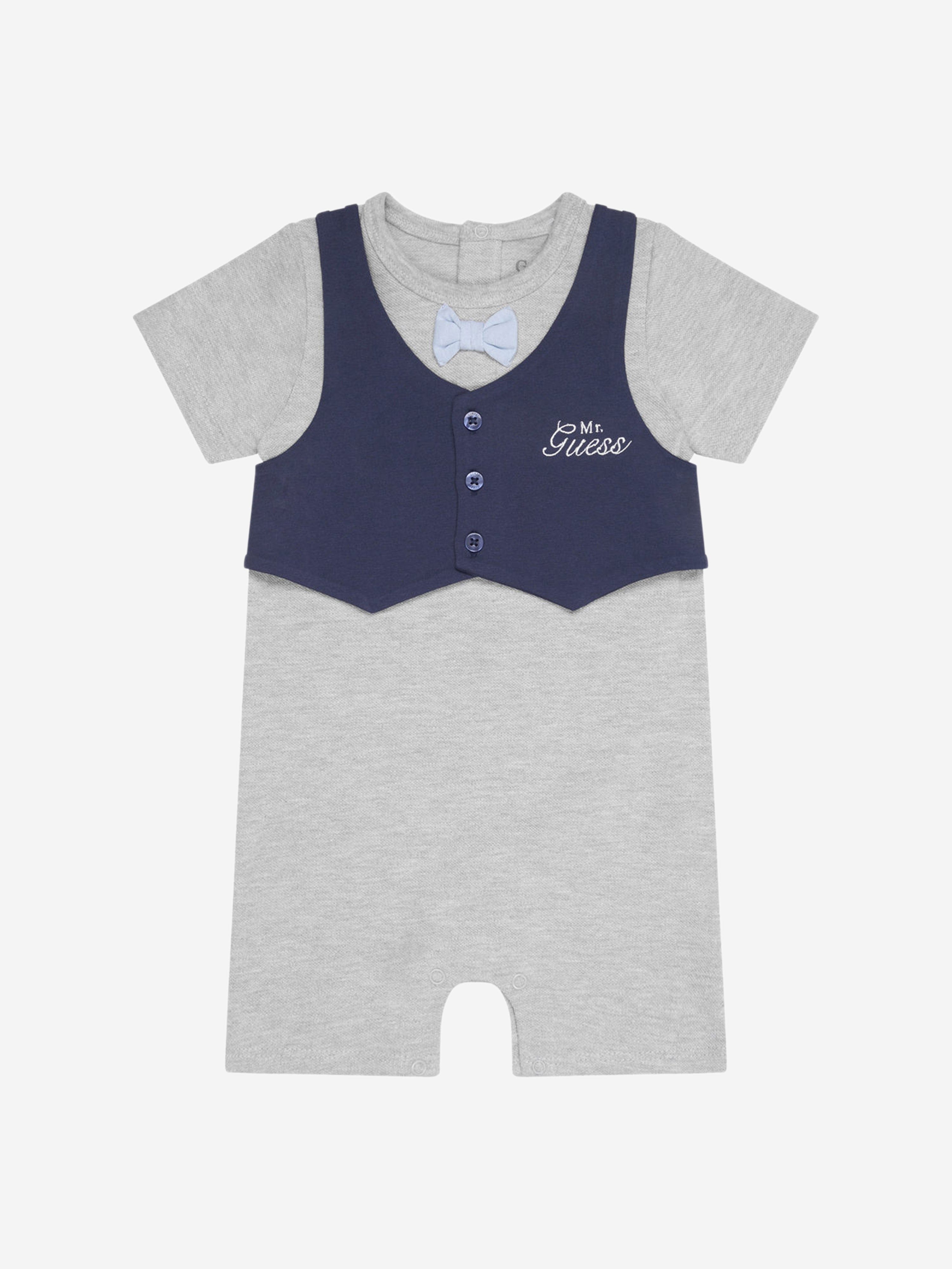 Guess Baby Boys Shortie - Cotton Waistcoat Shortie