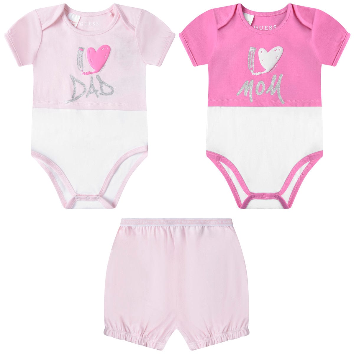 Guess Baby Girls Set - Cotton 3 Piece Set