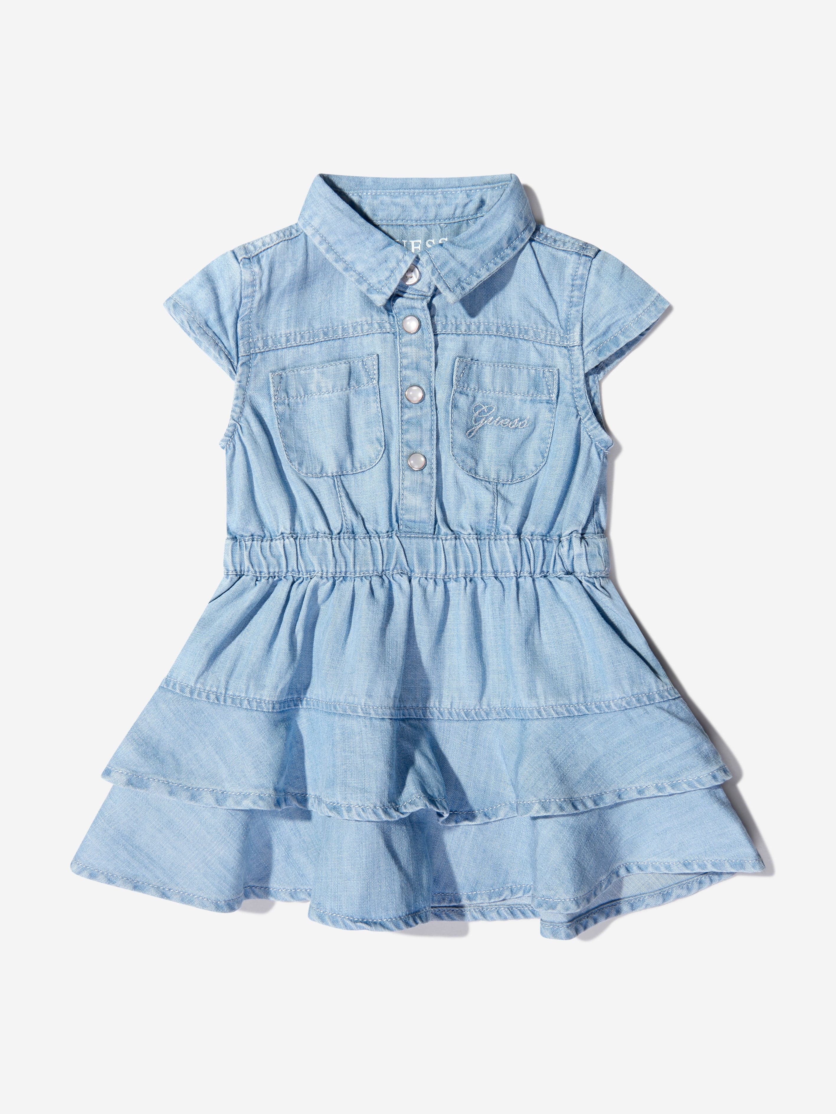 Guess Baby Girls Lyocell Dress And Knickers Set