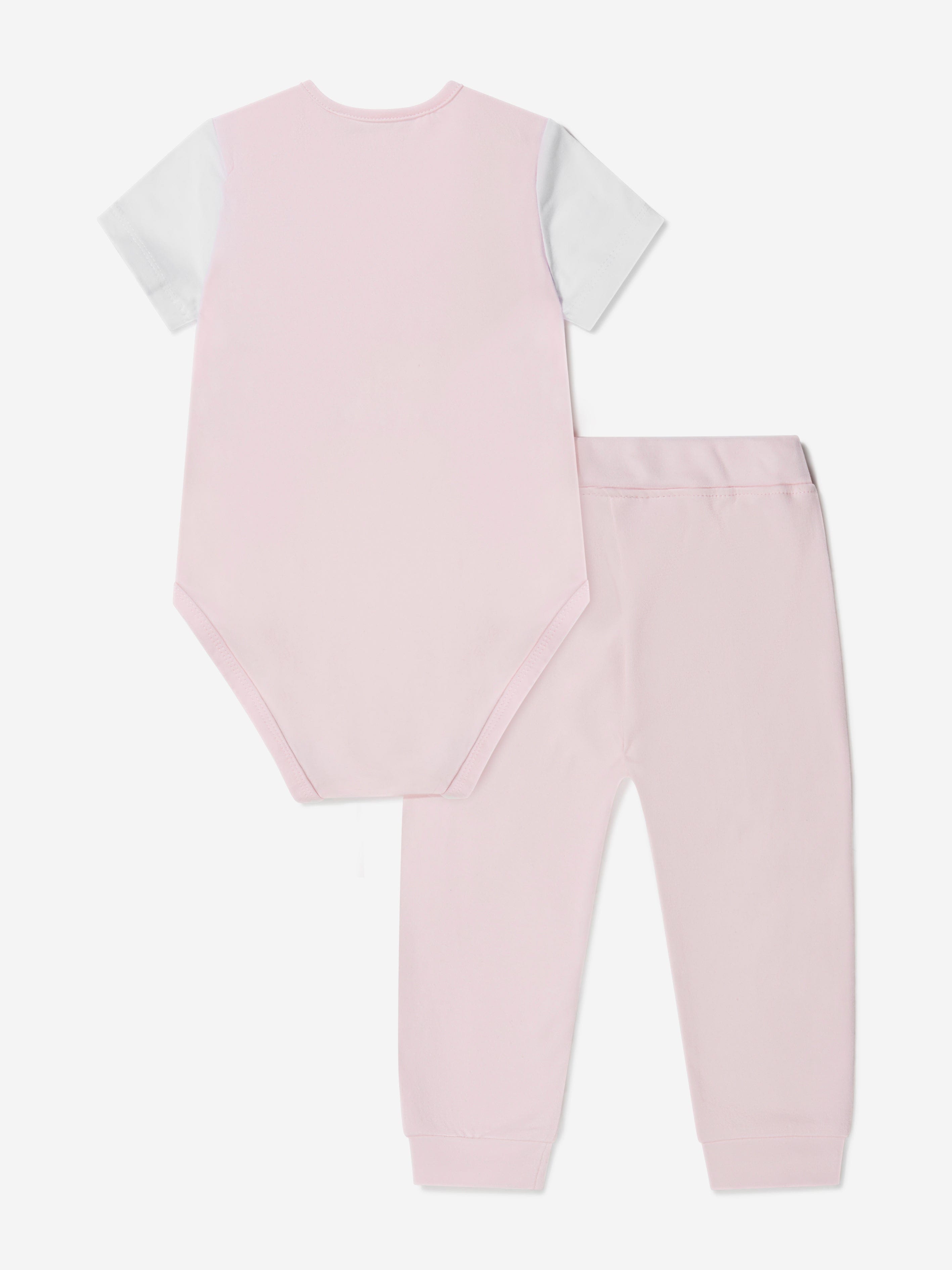 Guess Baby Girls Bodysuit And Pants Set