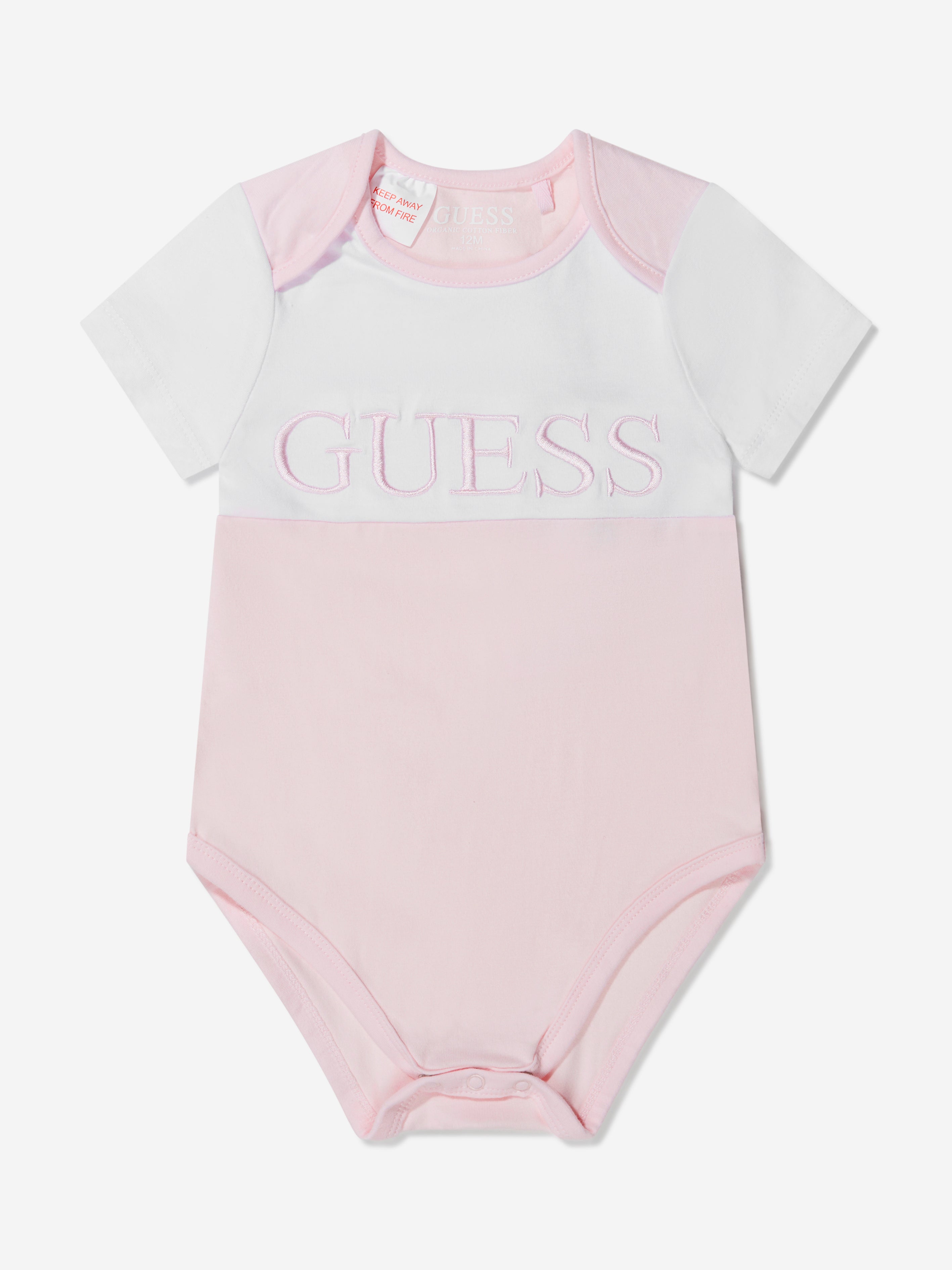 Guess Baby Girls Bodysuit And Pants Set