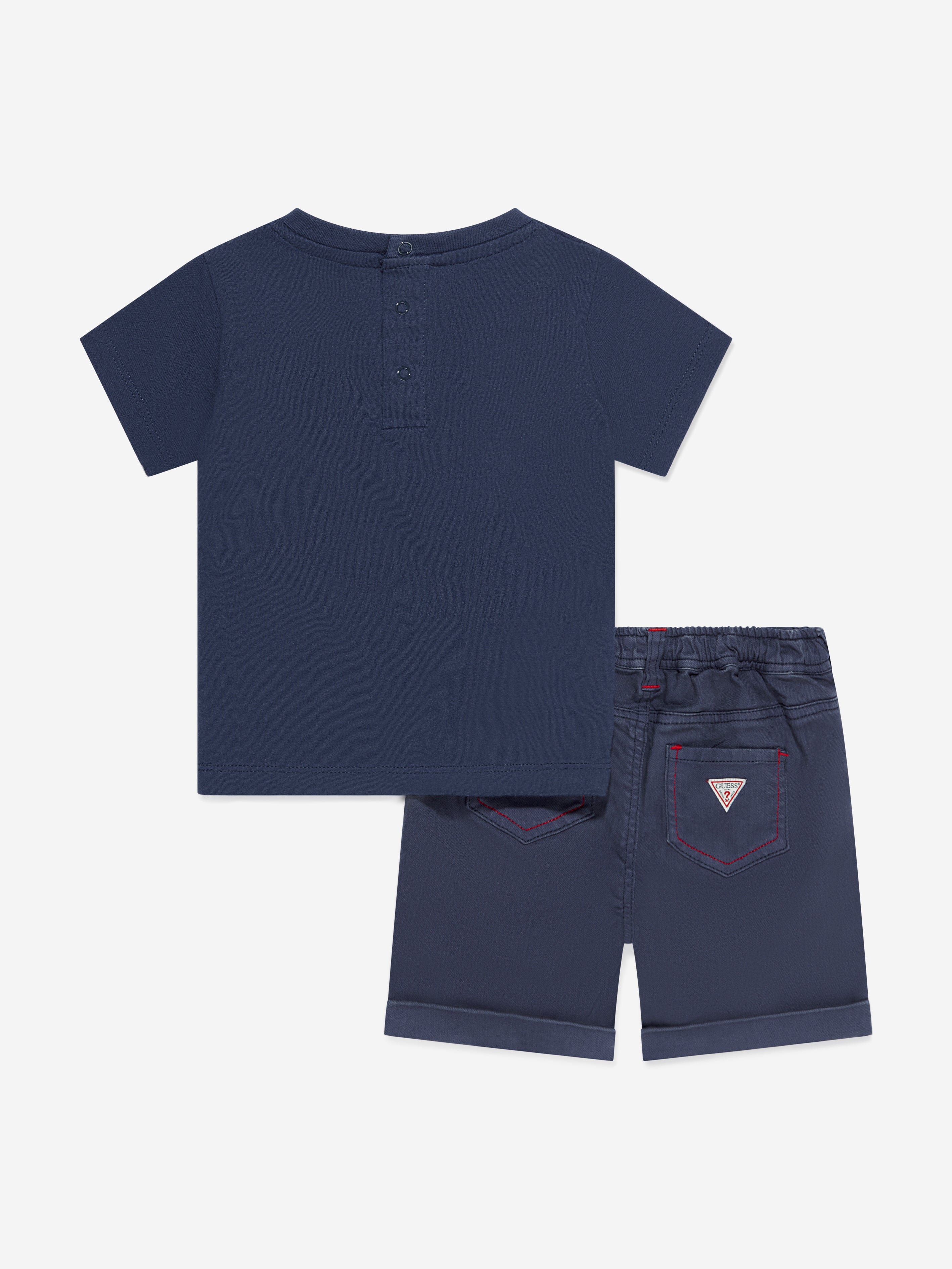 Guess Baby Boys Cotton T-Shirt And Shorts Set