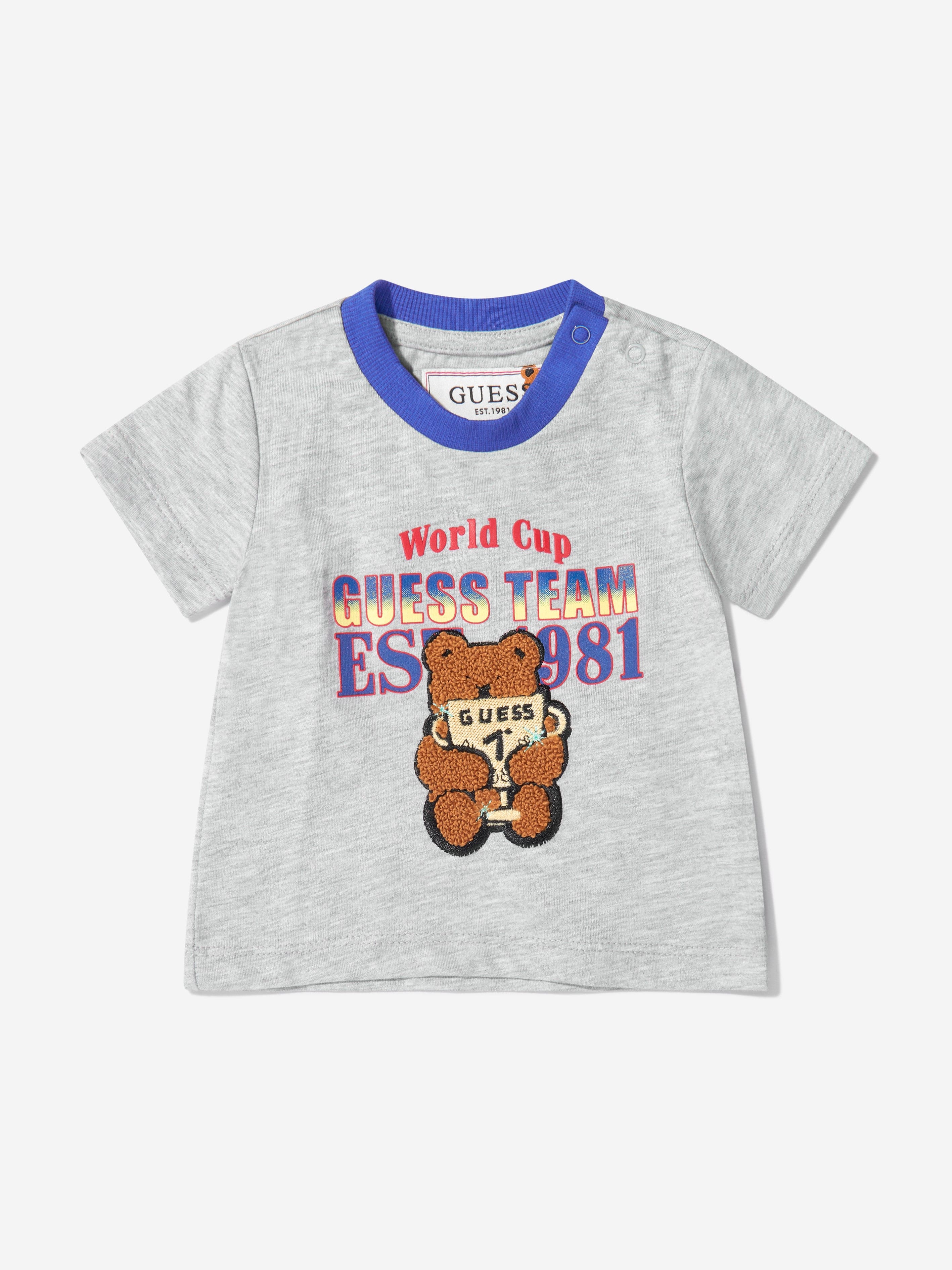 Guess Baby Boys Cotton T-Shirt And Pants Set