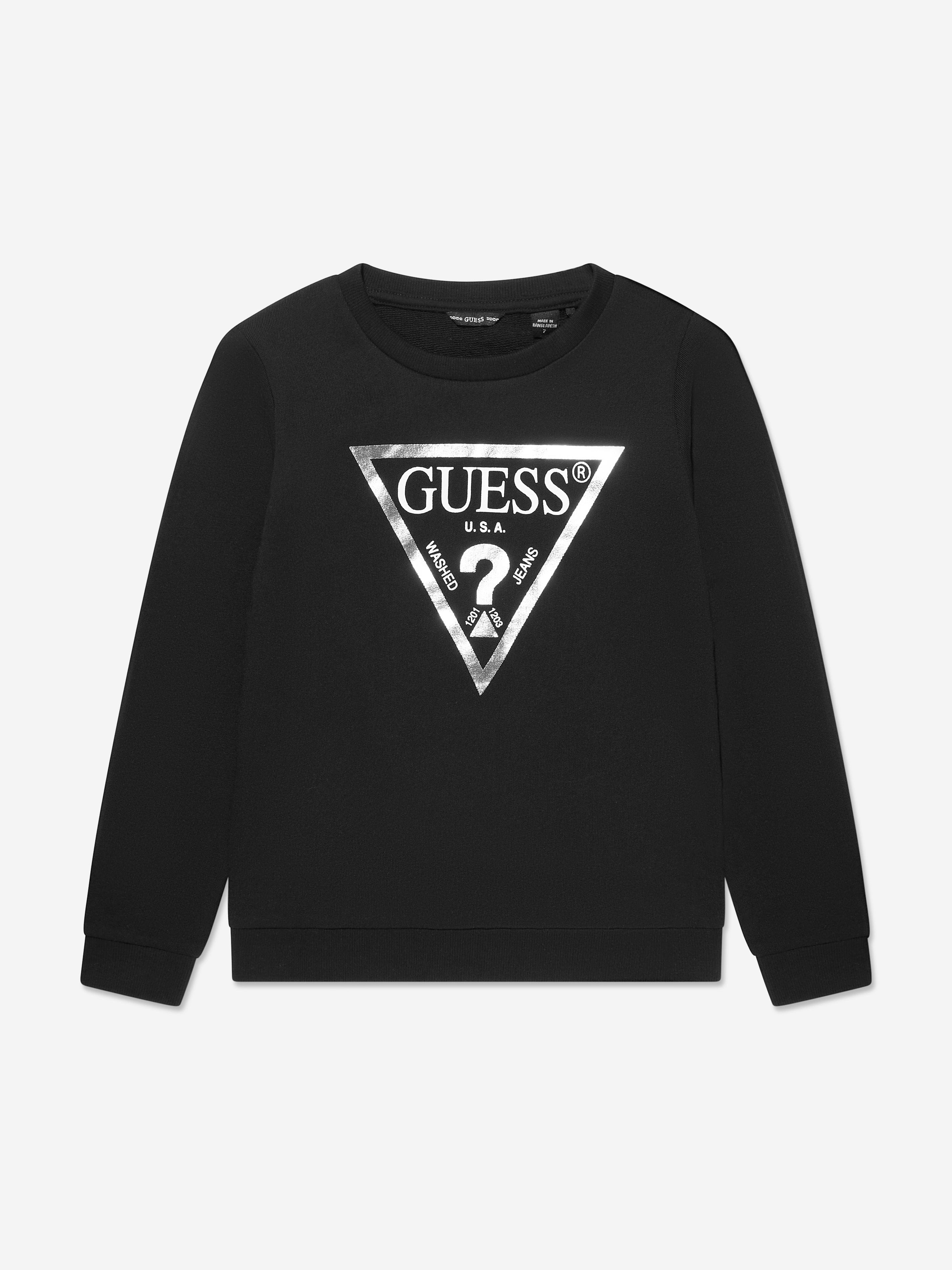 Guess Girls Logo Print Sweatshirt