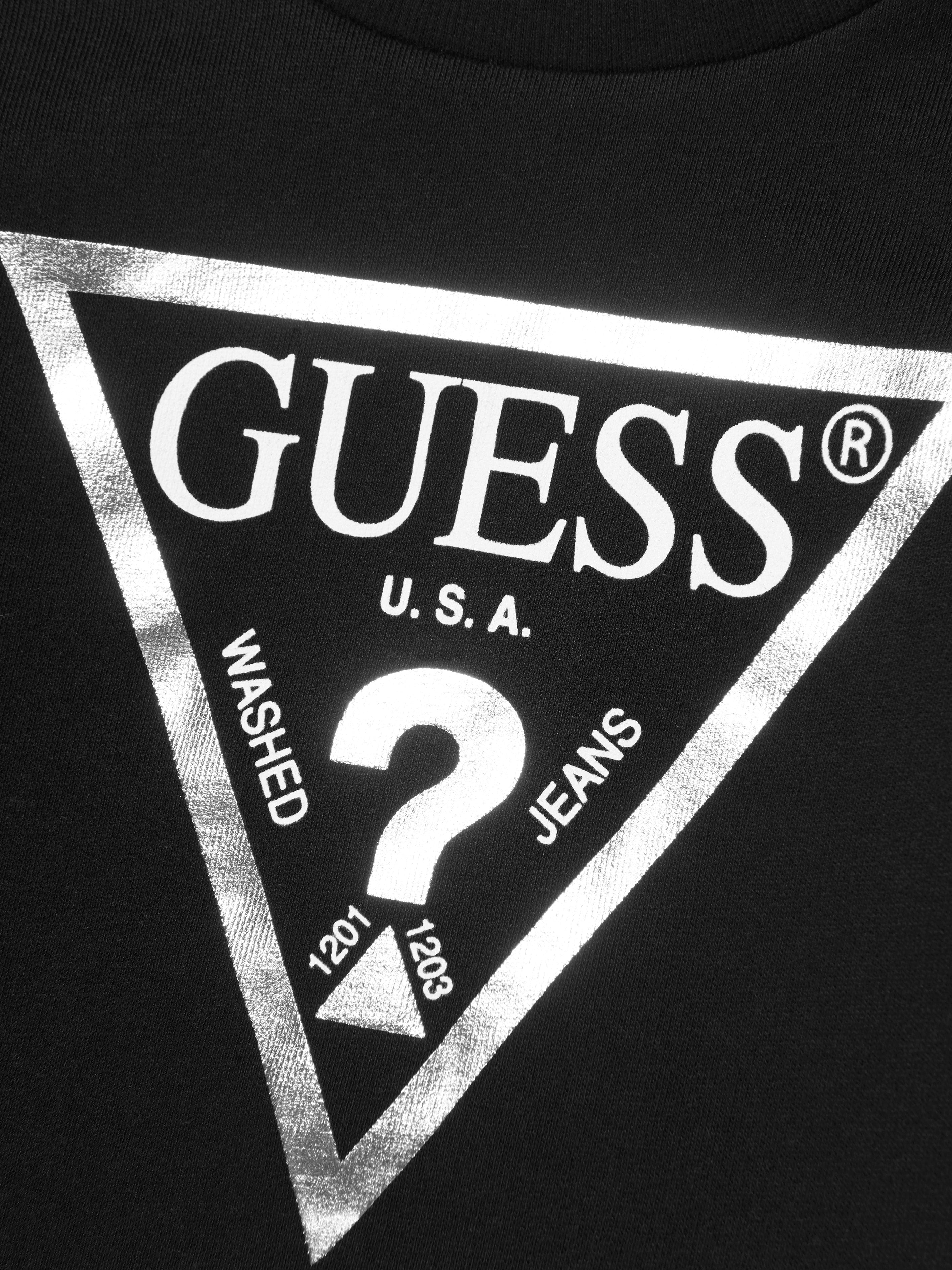 Guess Girls Logo Print Sweatshirt