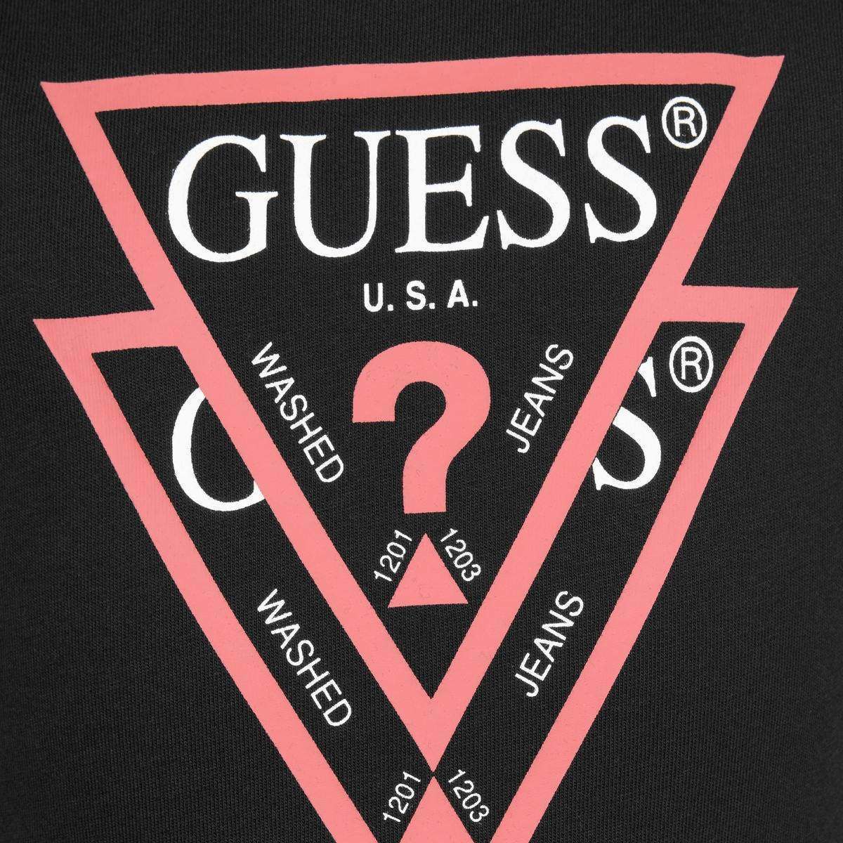 Guess Girls Sleeveless Logo Print Dress