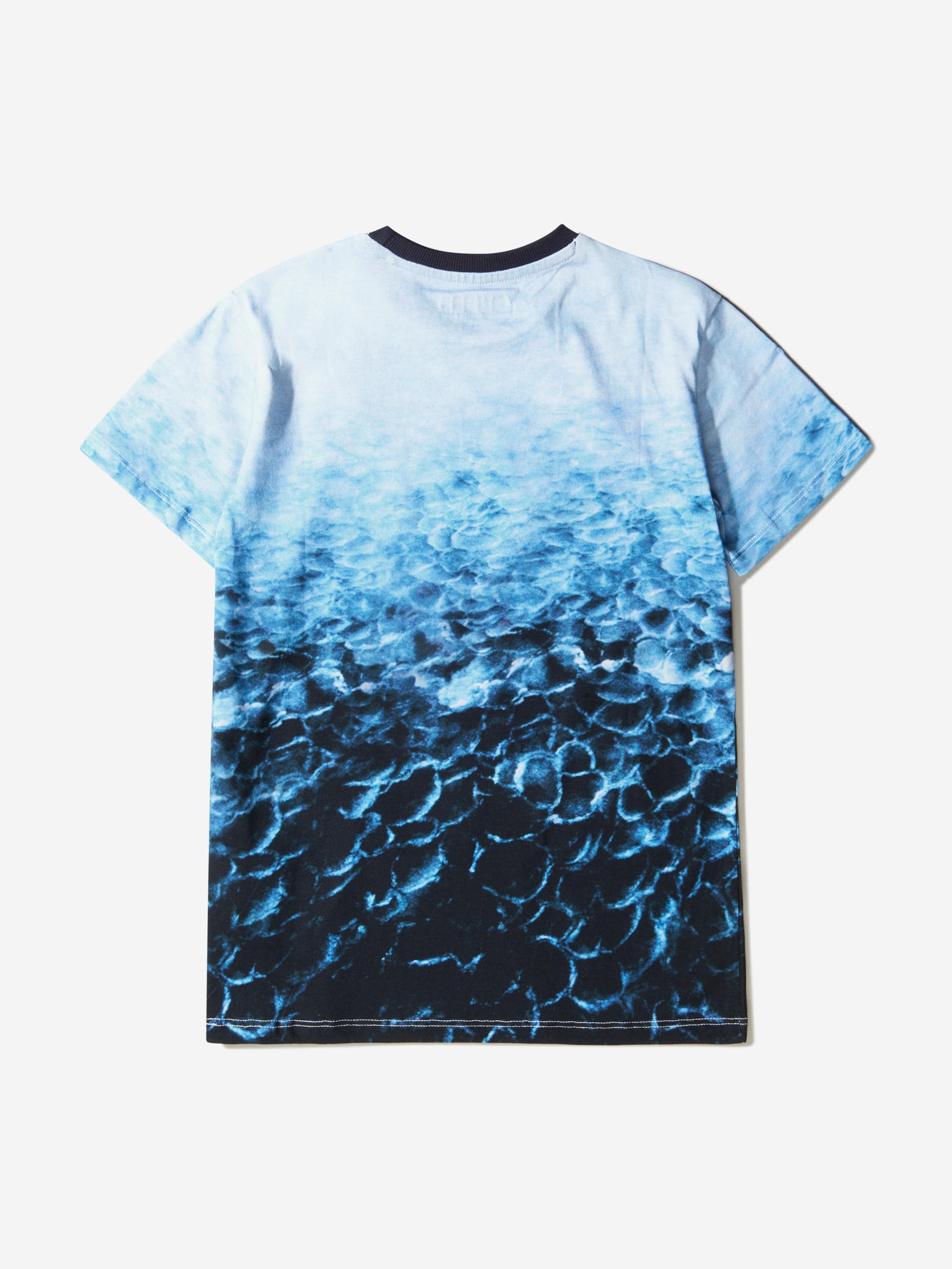 Guess Boys Wavy Sea Print T-Shirt