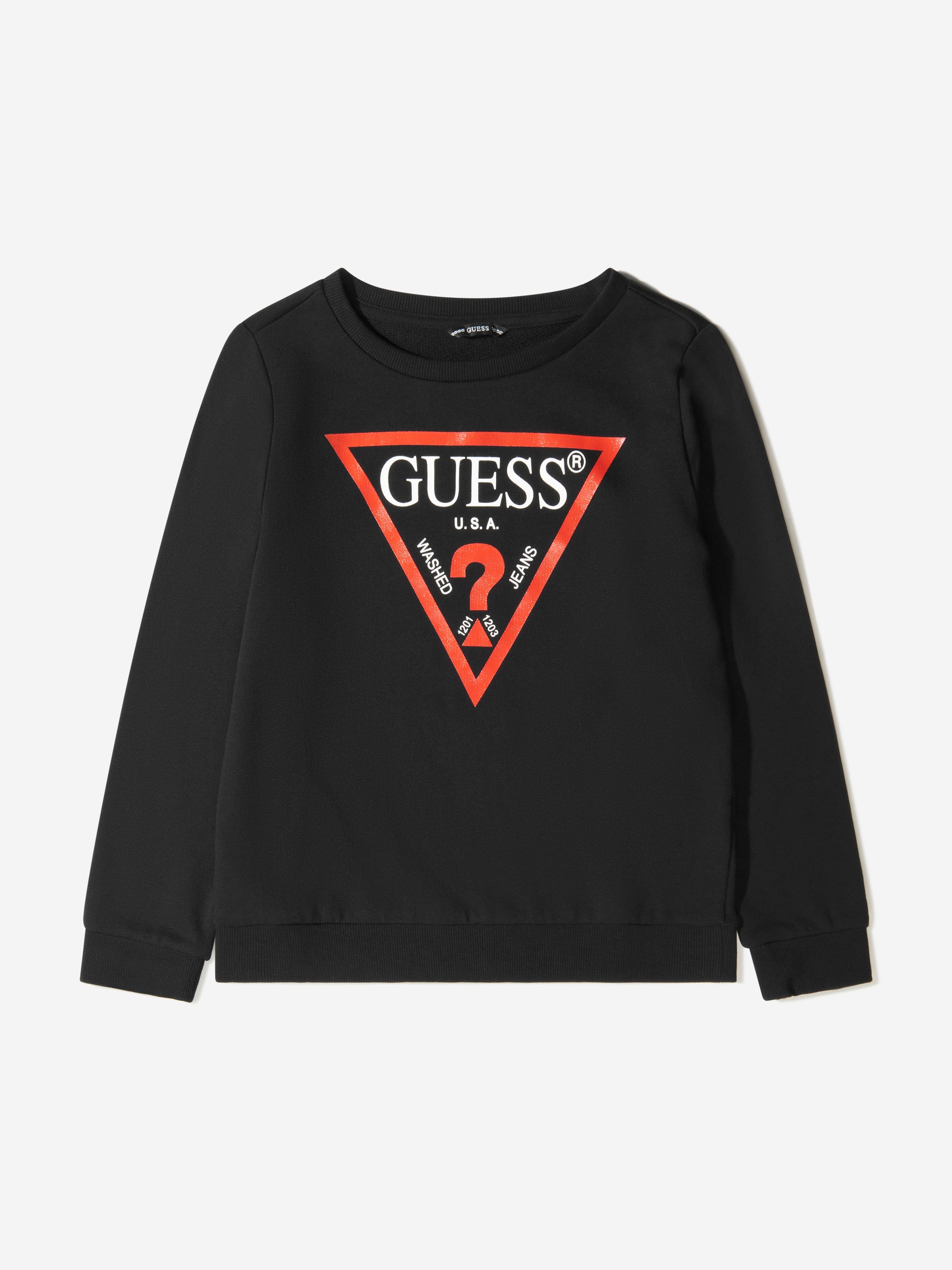 Guess Boys Fleece Logo Print Sweatshirt