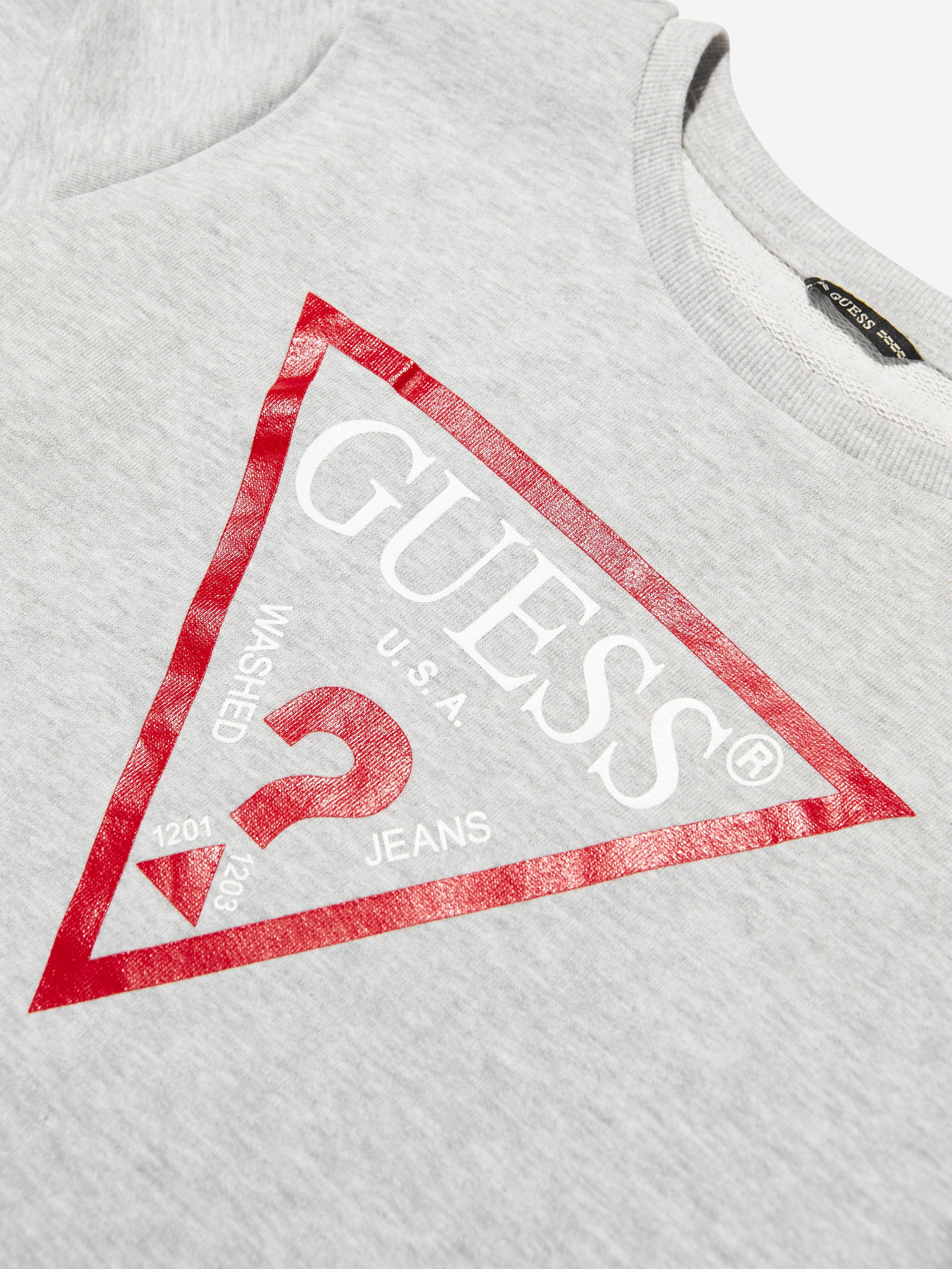 Guess Boys Fleece Logo Print Sweatshirt