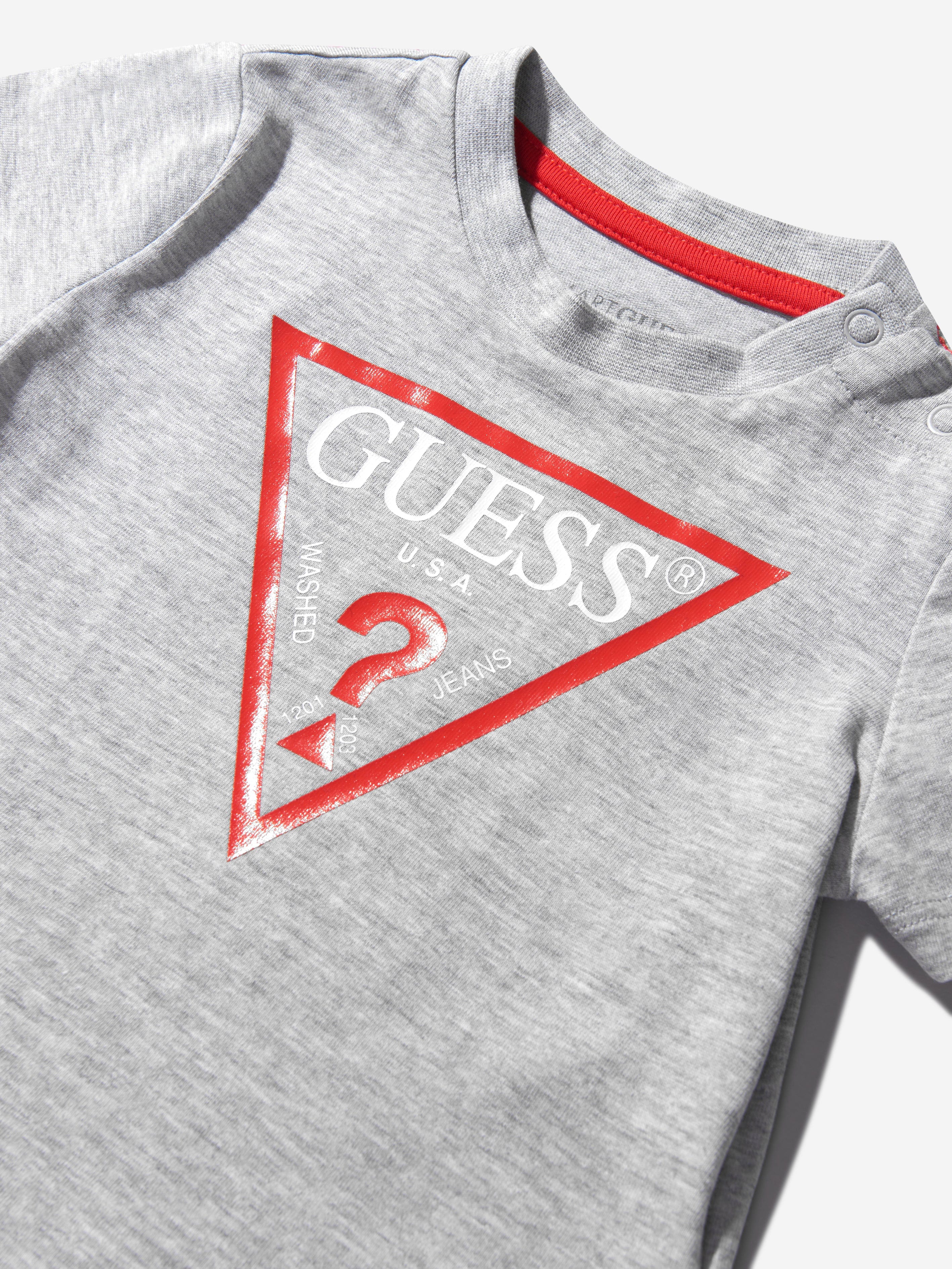 Guess Boys Logo Print T-Shirt