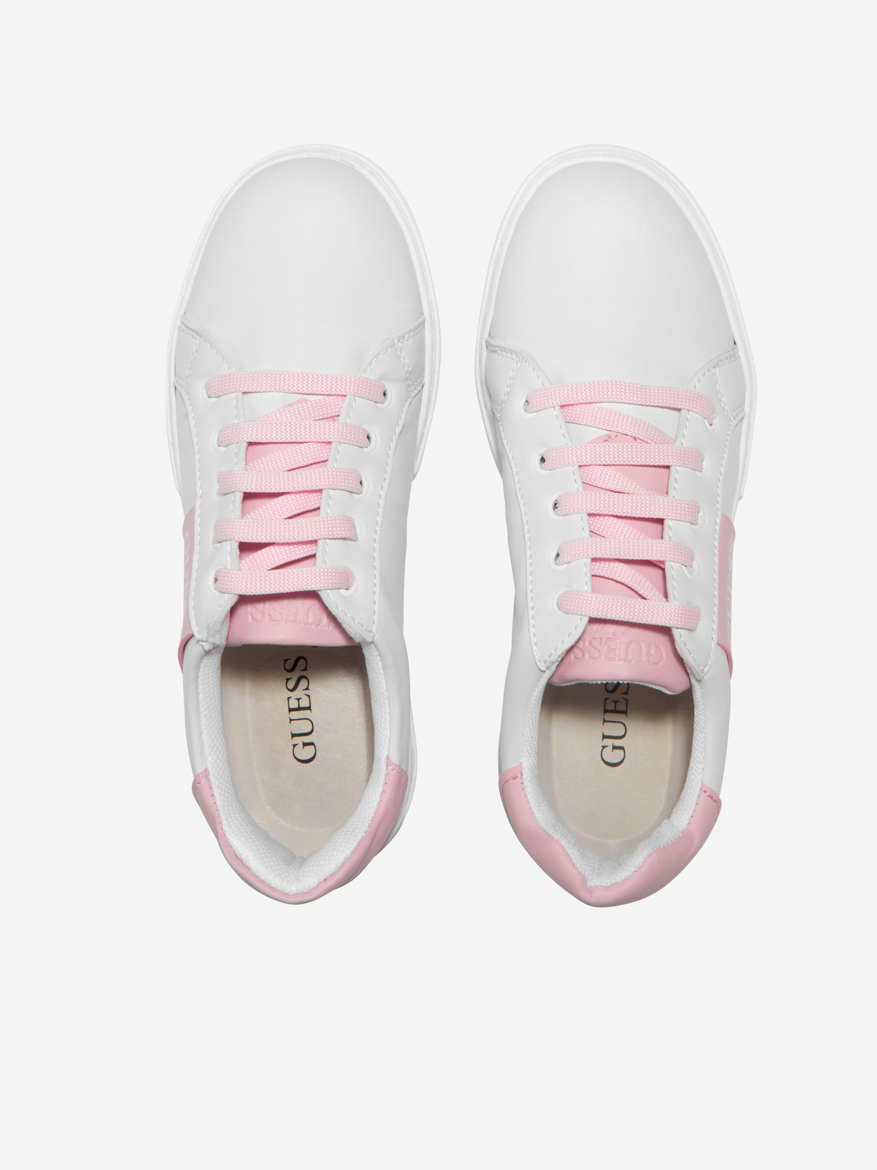 Guess Girls Faux Leather Logo Trainers