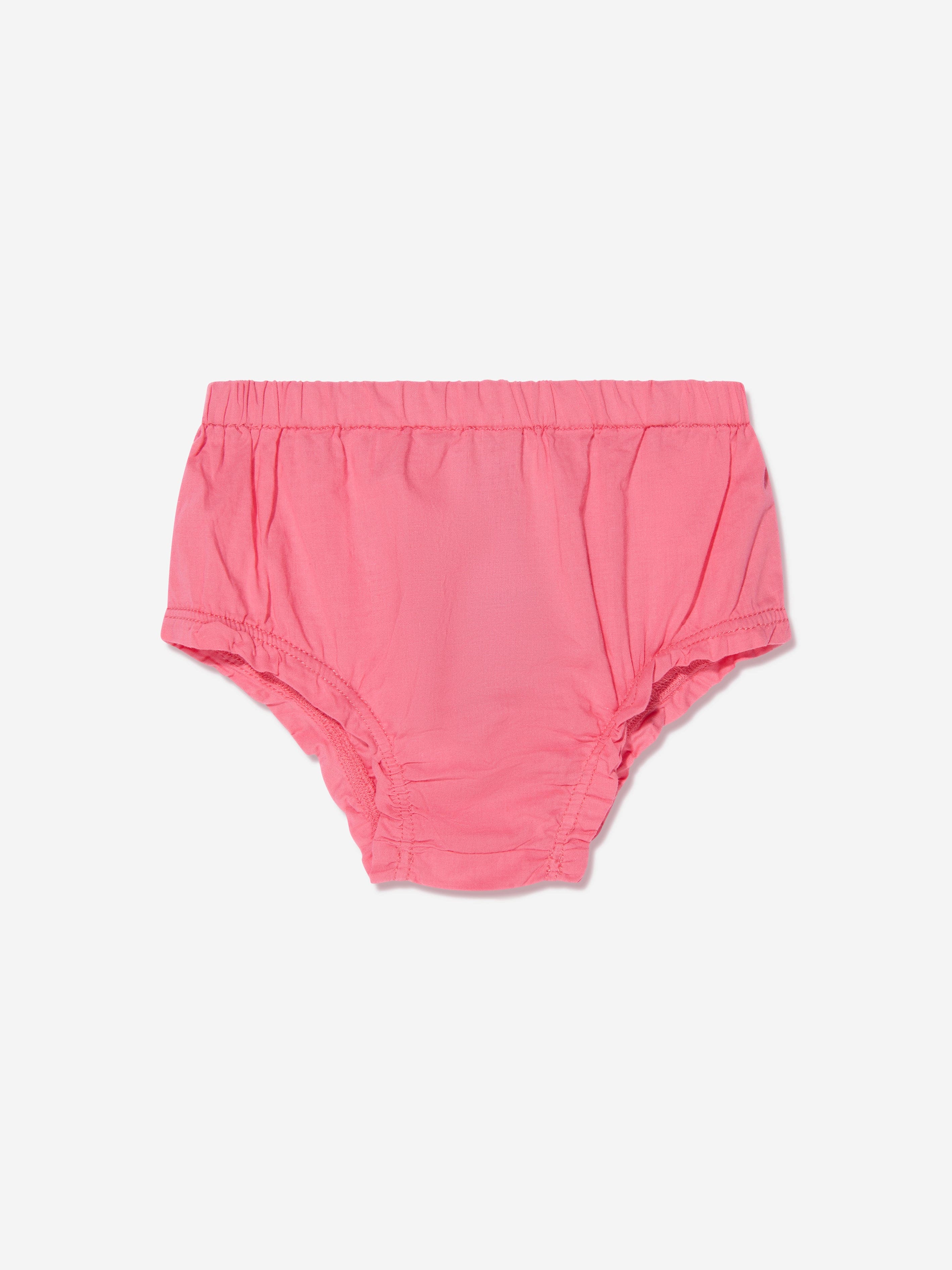 Guess Baby Girls Sangallo Dress And Knickers Set in Pink