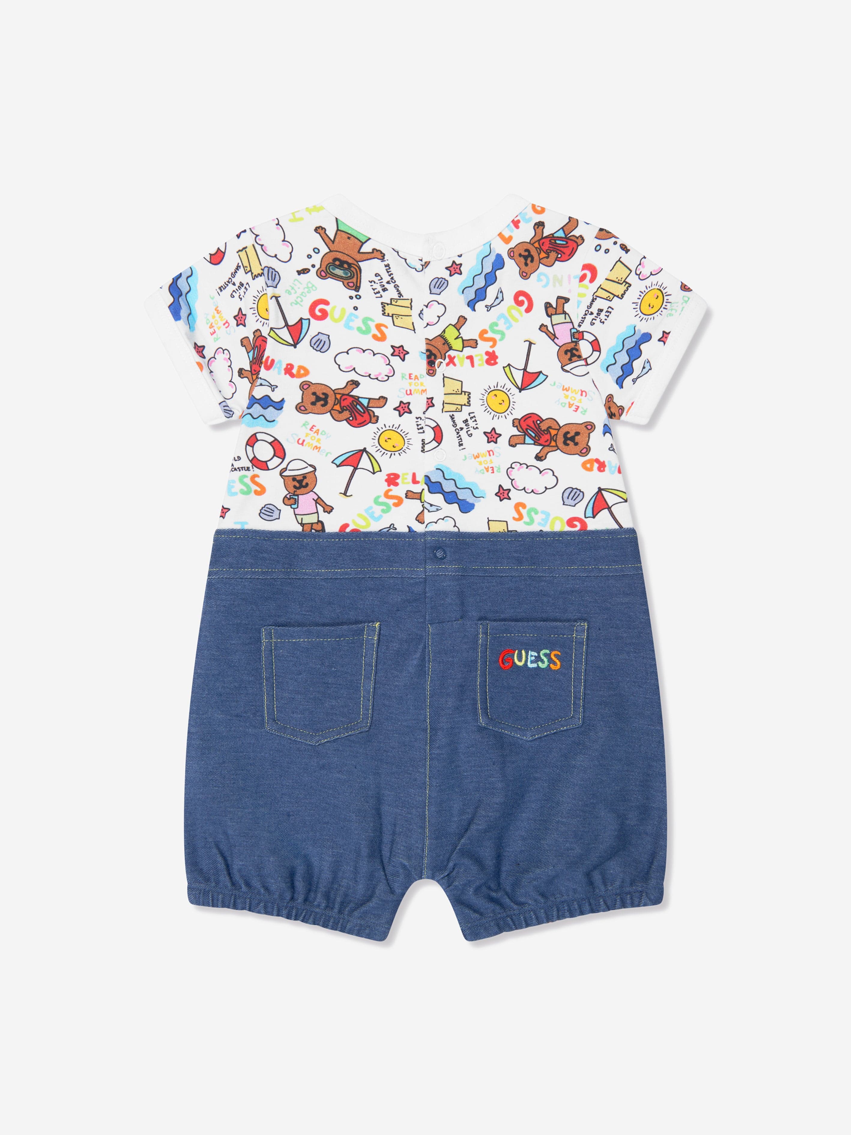 Guess Baby Girls Summer Days Shortie in Multicolour