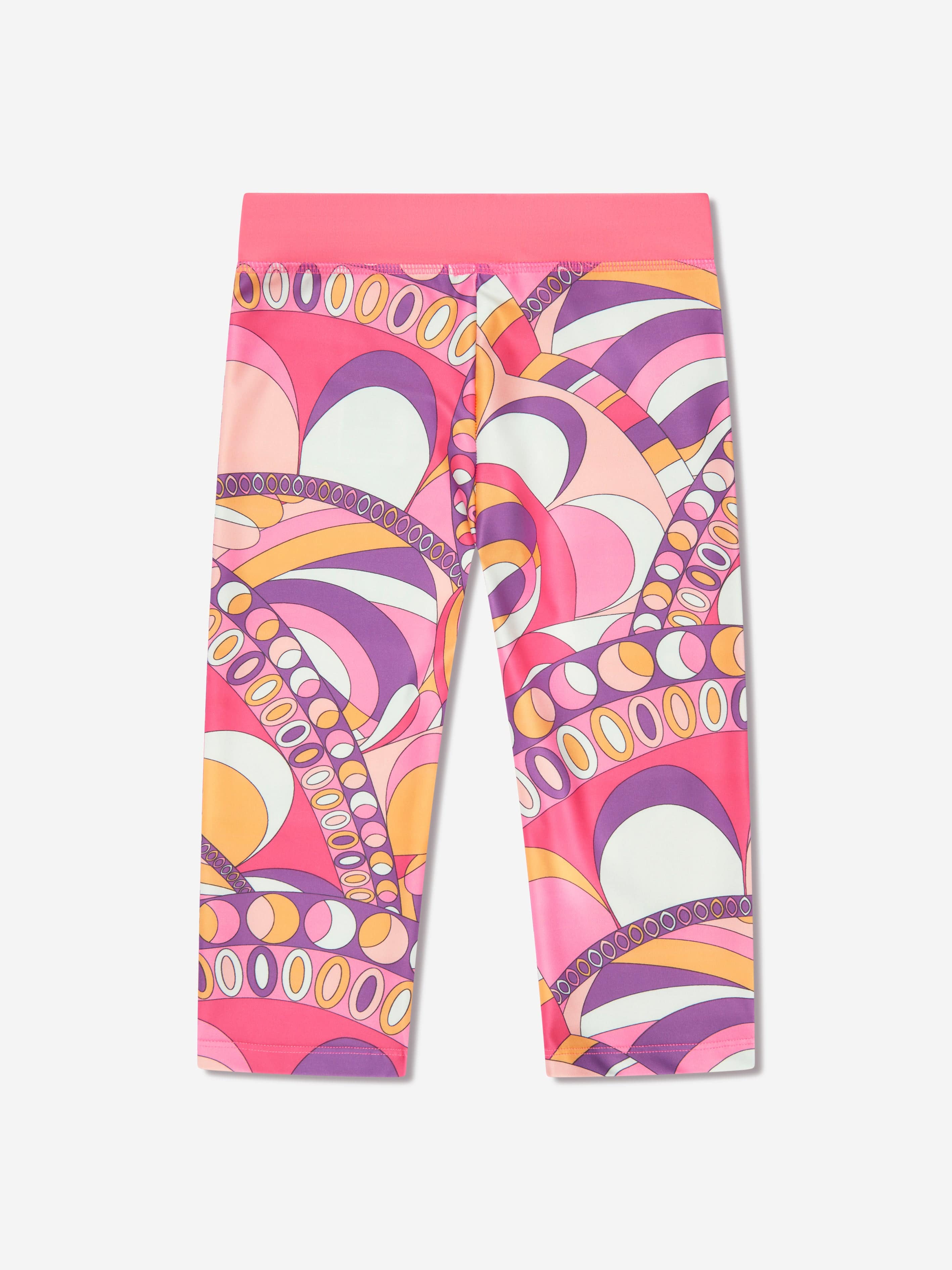 Guess Girls Microfiber Leggings in Multicolour