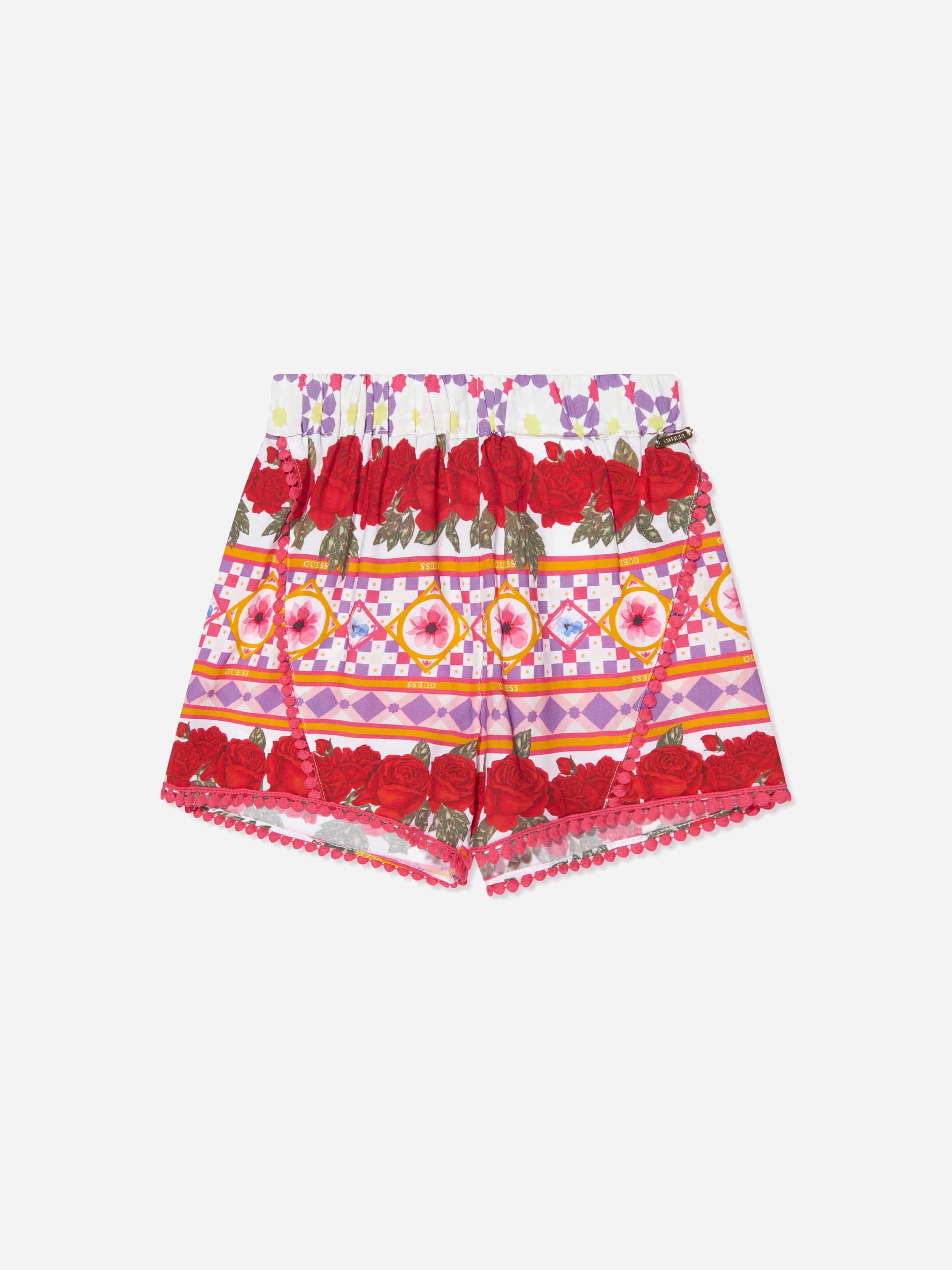 Guess Girls Sangallo Shorts in Pink