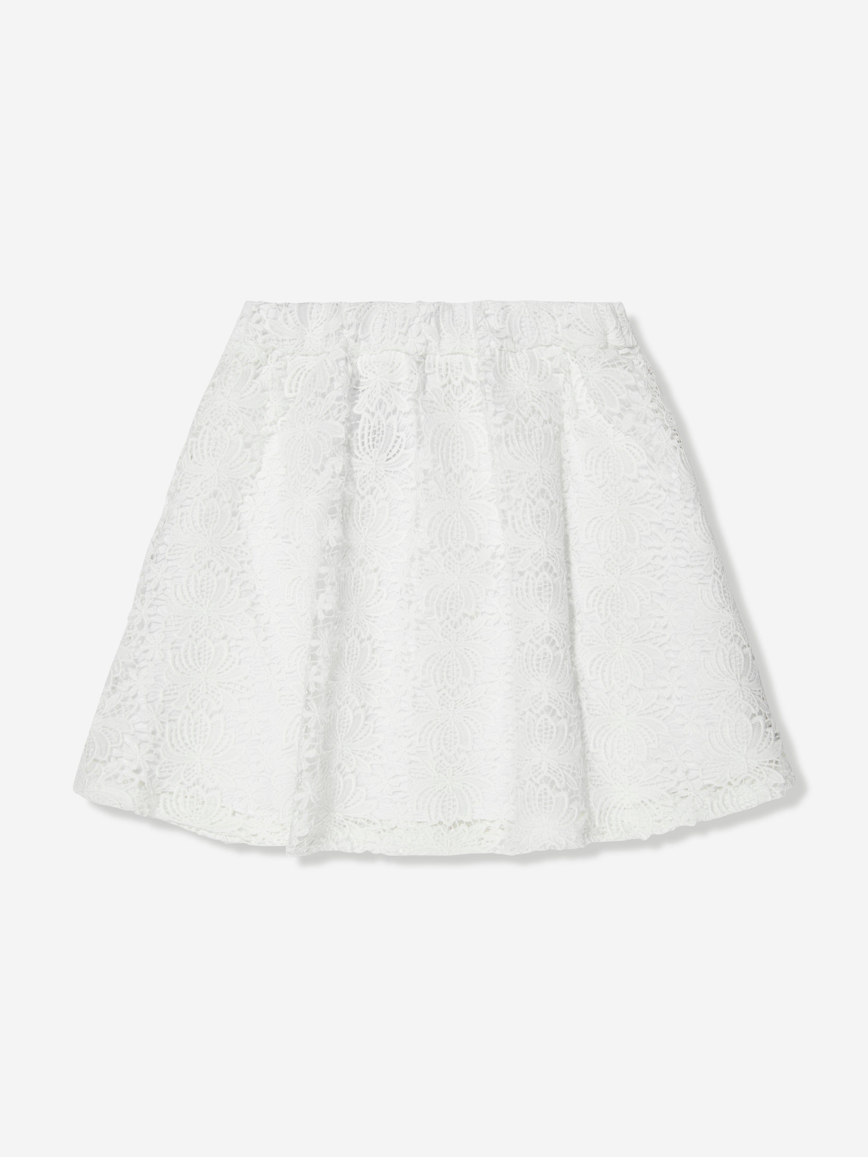 Guess Girls Lace Skirt in White