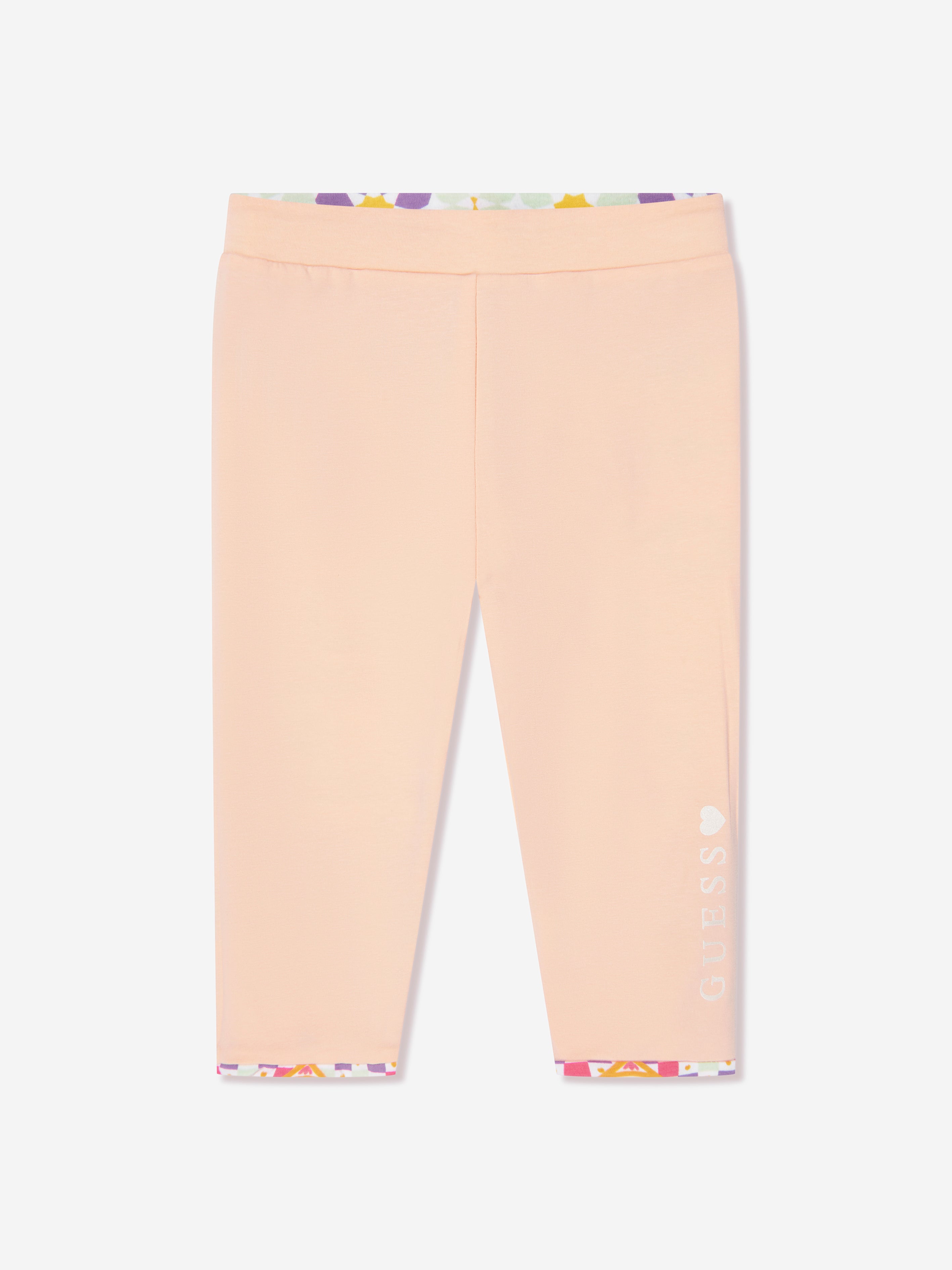 Guess Girls Reversible Leggings in Multicolour