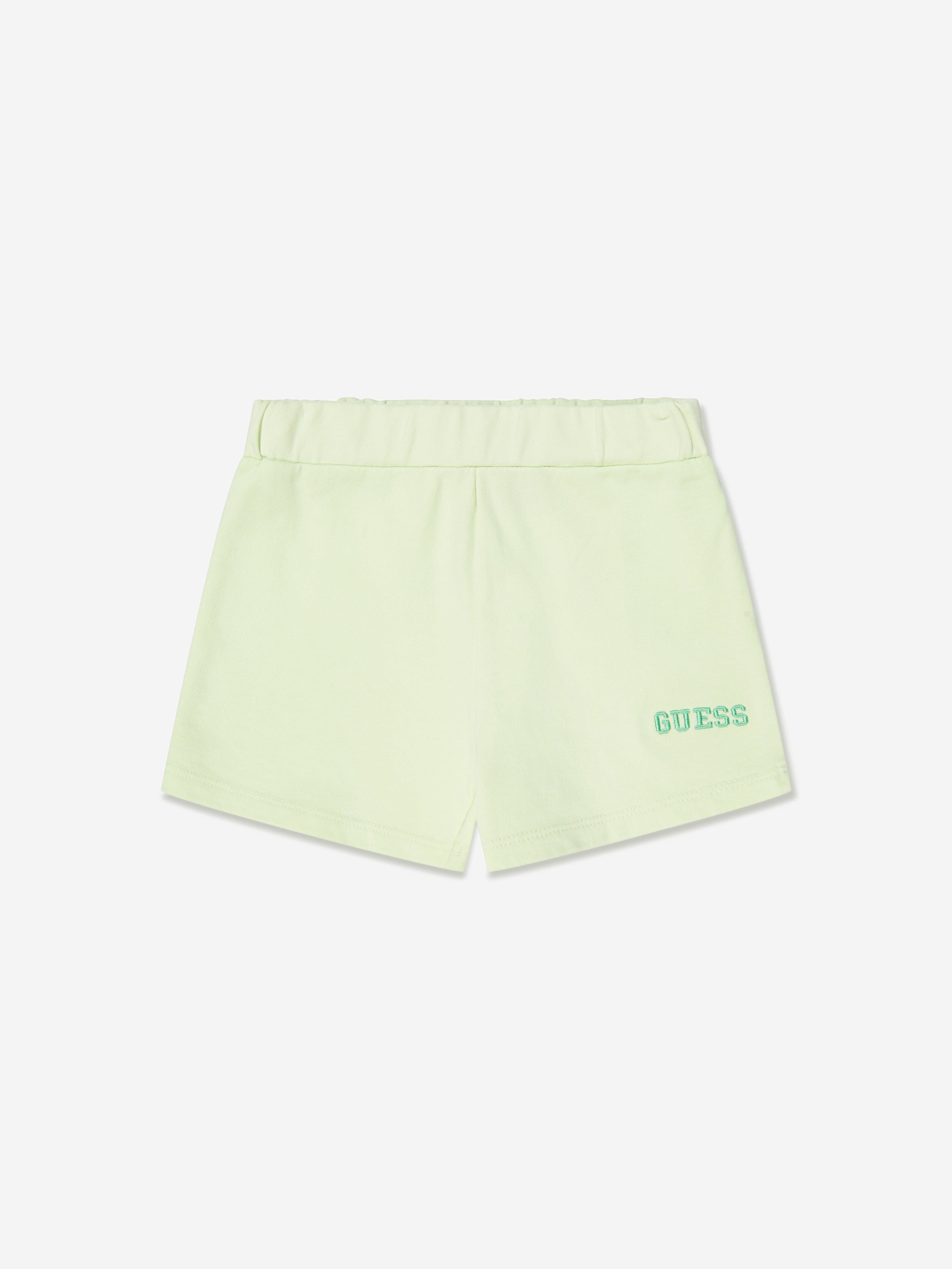 Guess Girls Active Shorts in Green