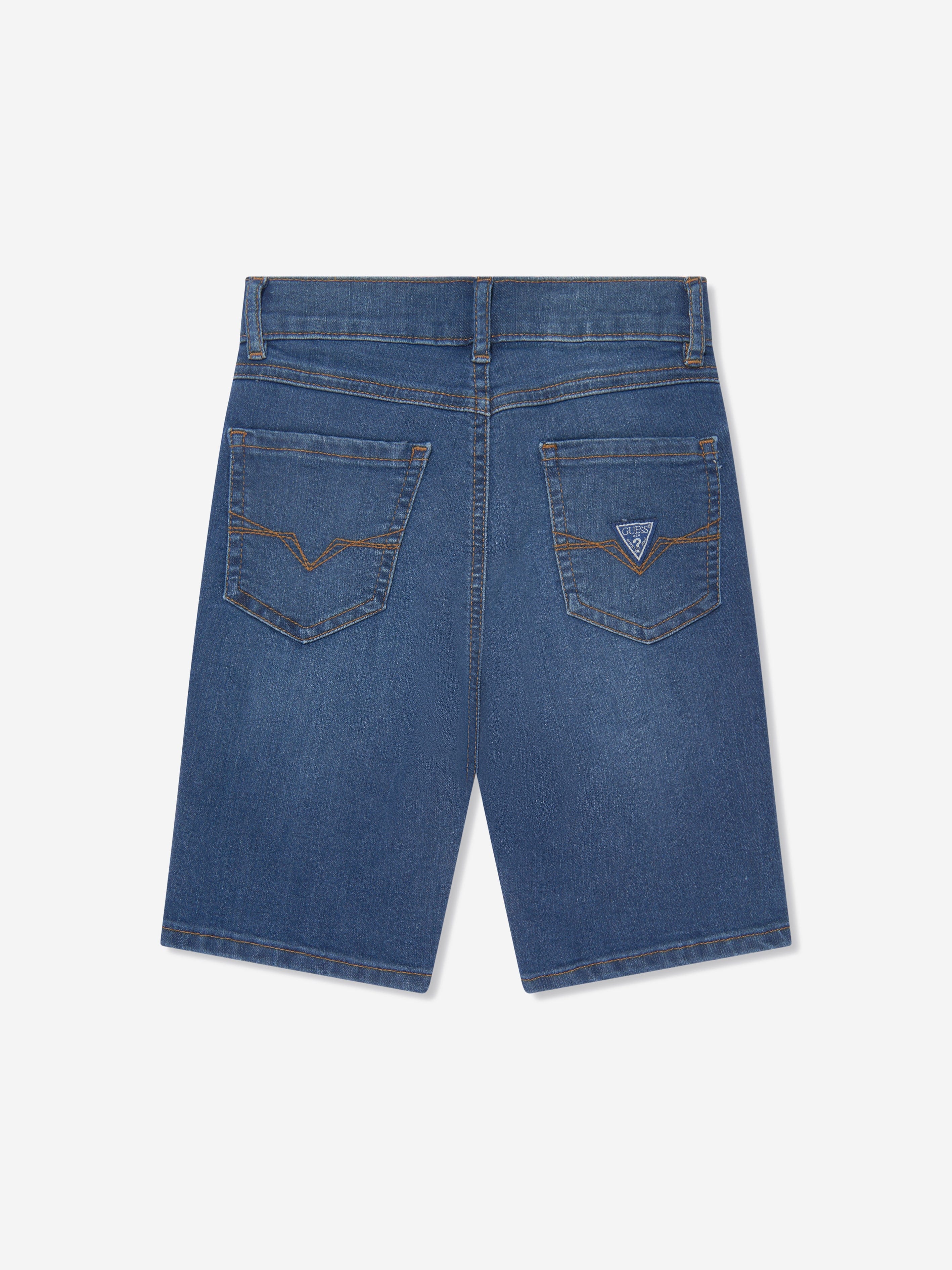 Guess Boys Denim Shorts in Blue