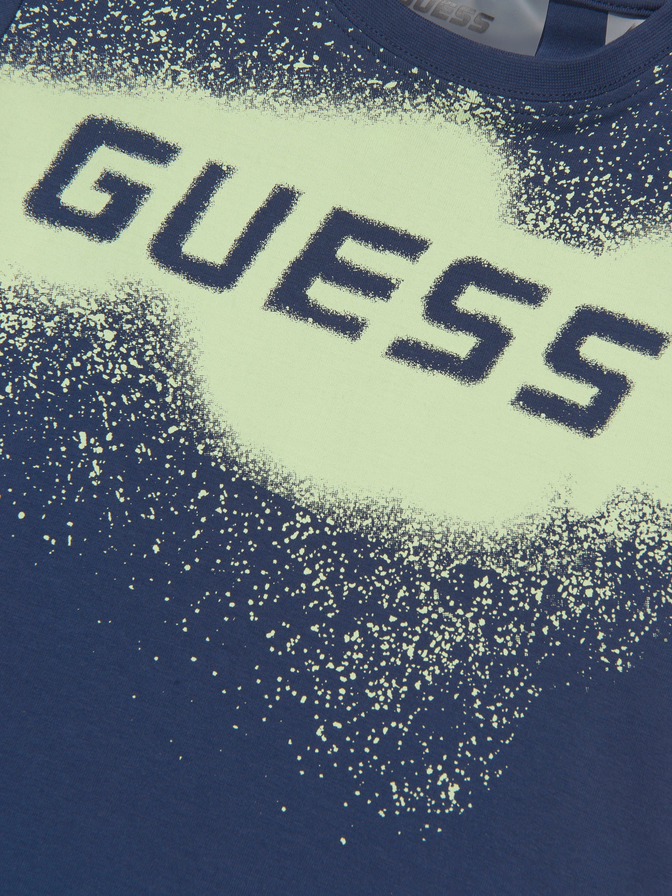 Guess Boys Logo T-Shirt in Blue