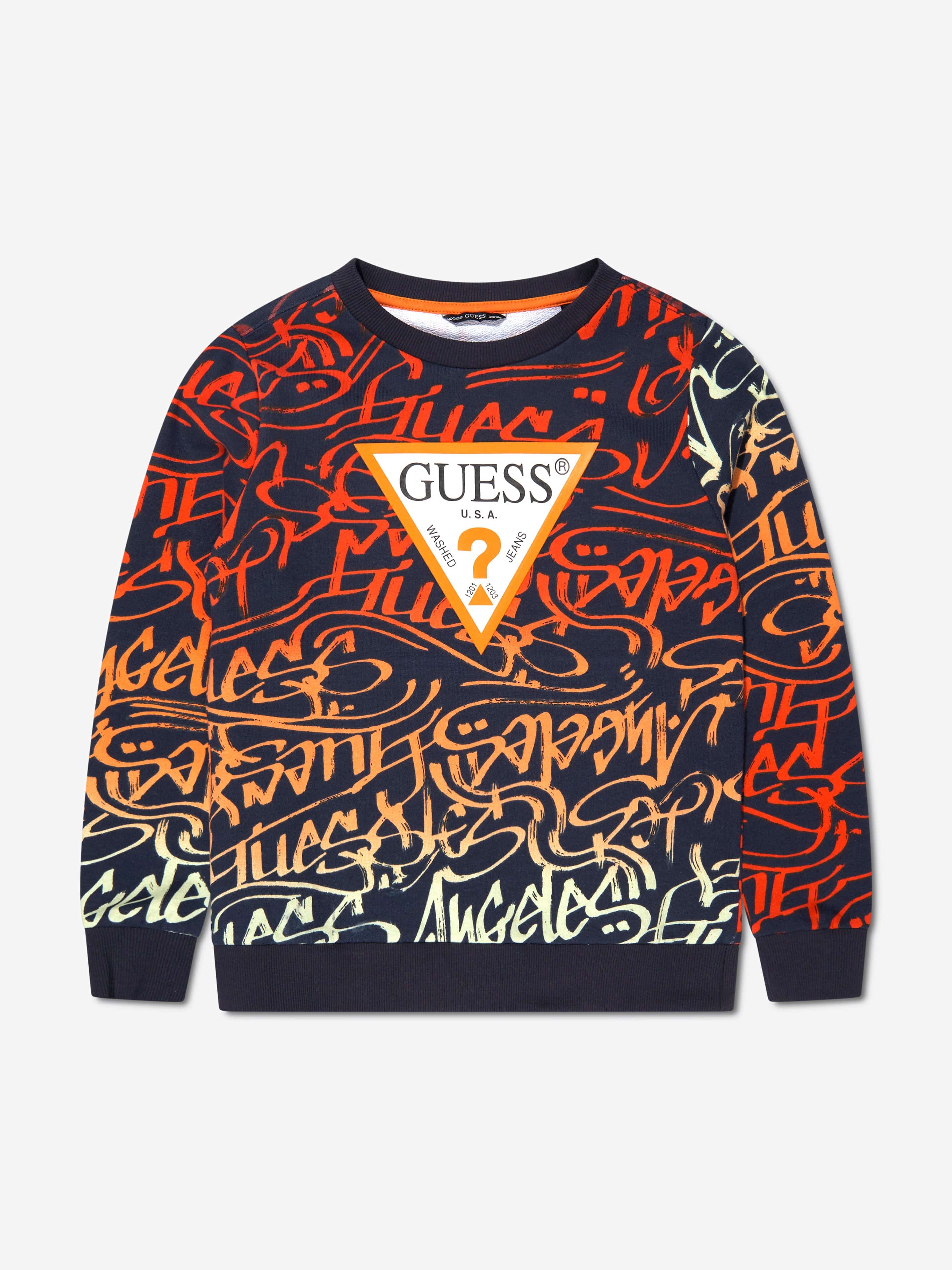 Guess Boys Logo Sweatshirt in Multicolour