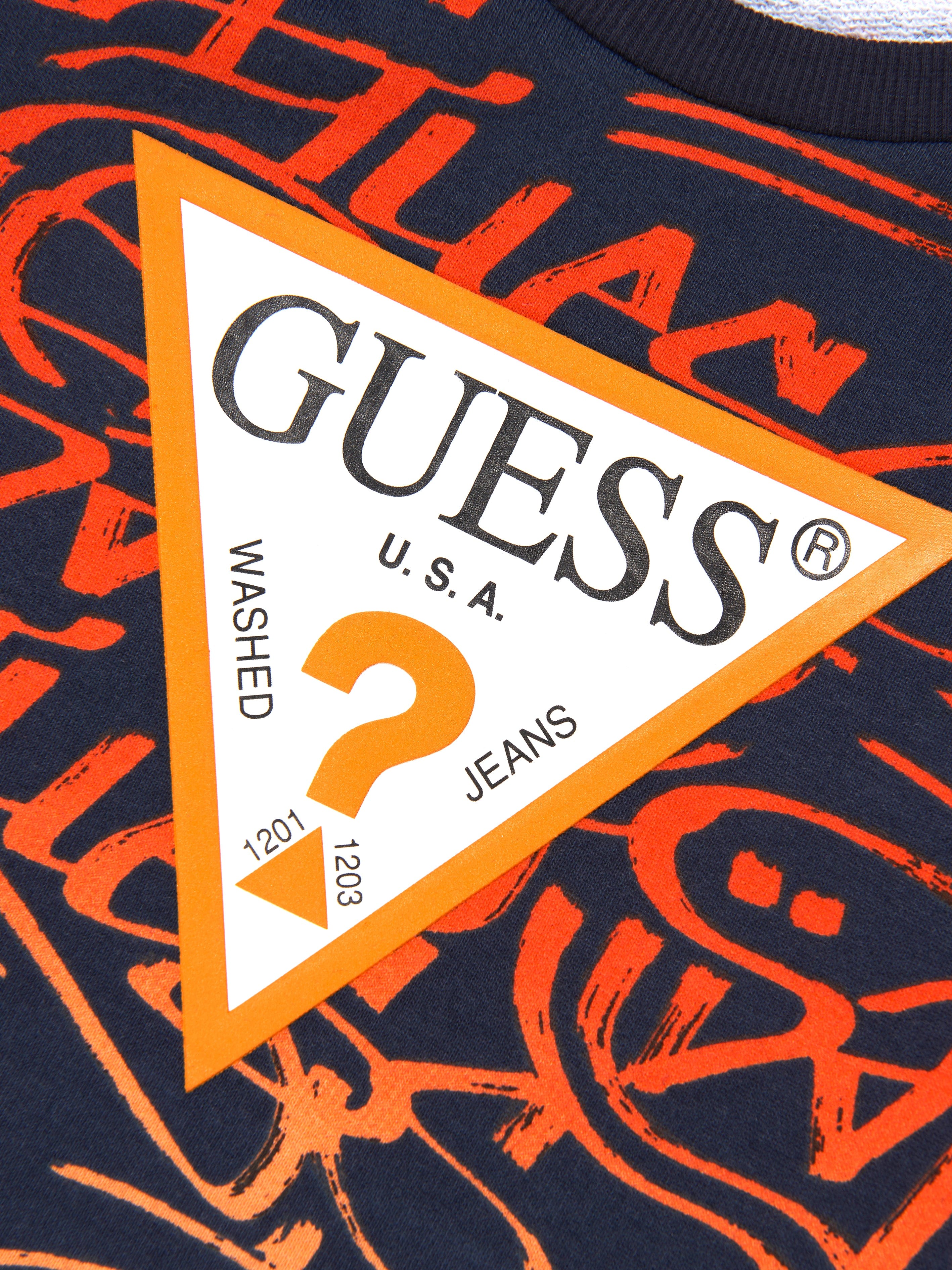 Guess Boys Logo Sweatshirt in Multicolour