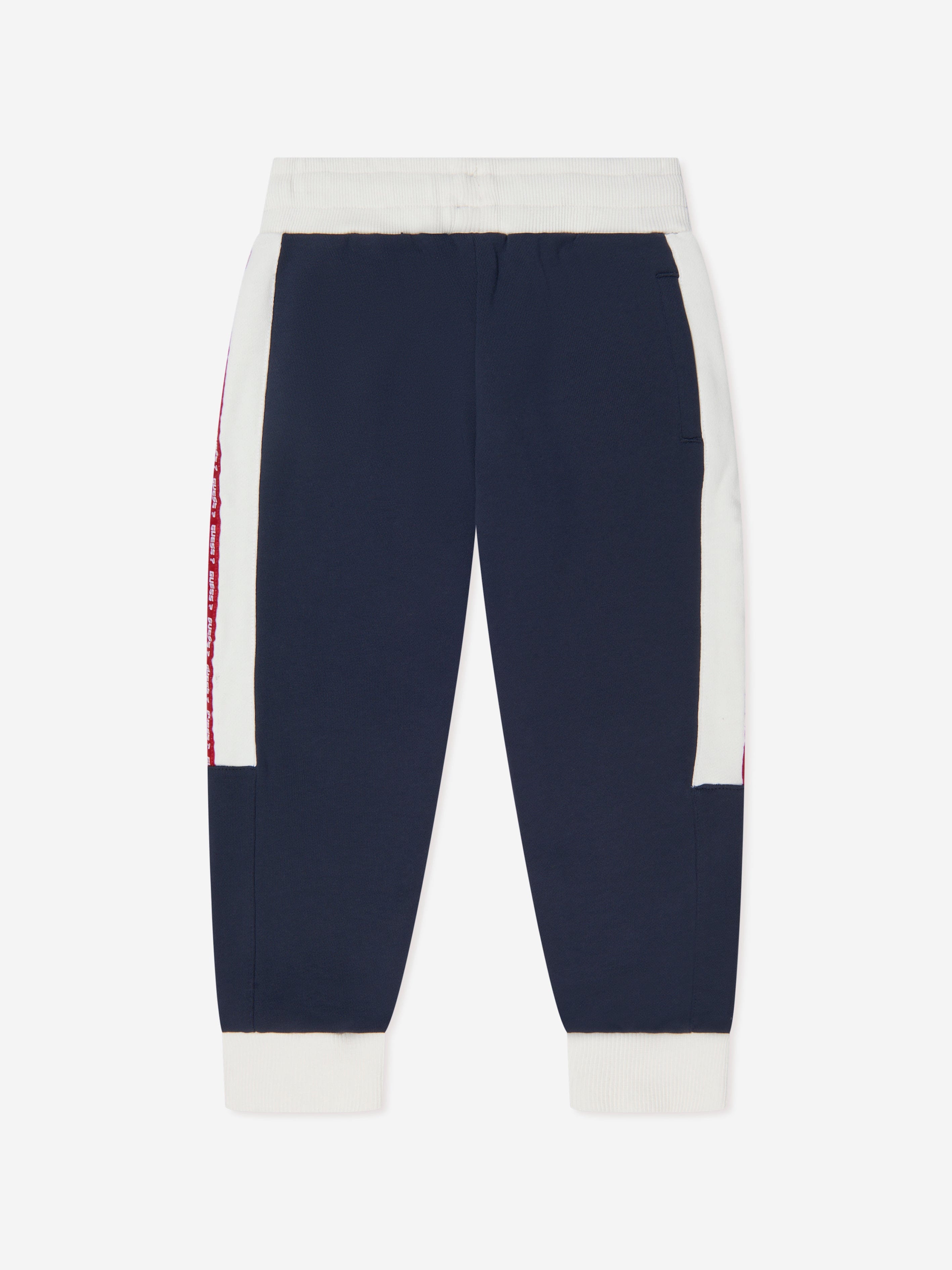 Guess Boys Logo Joggers in Navy