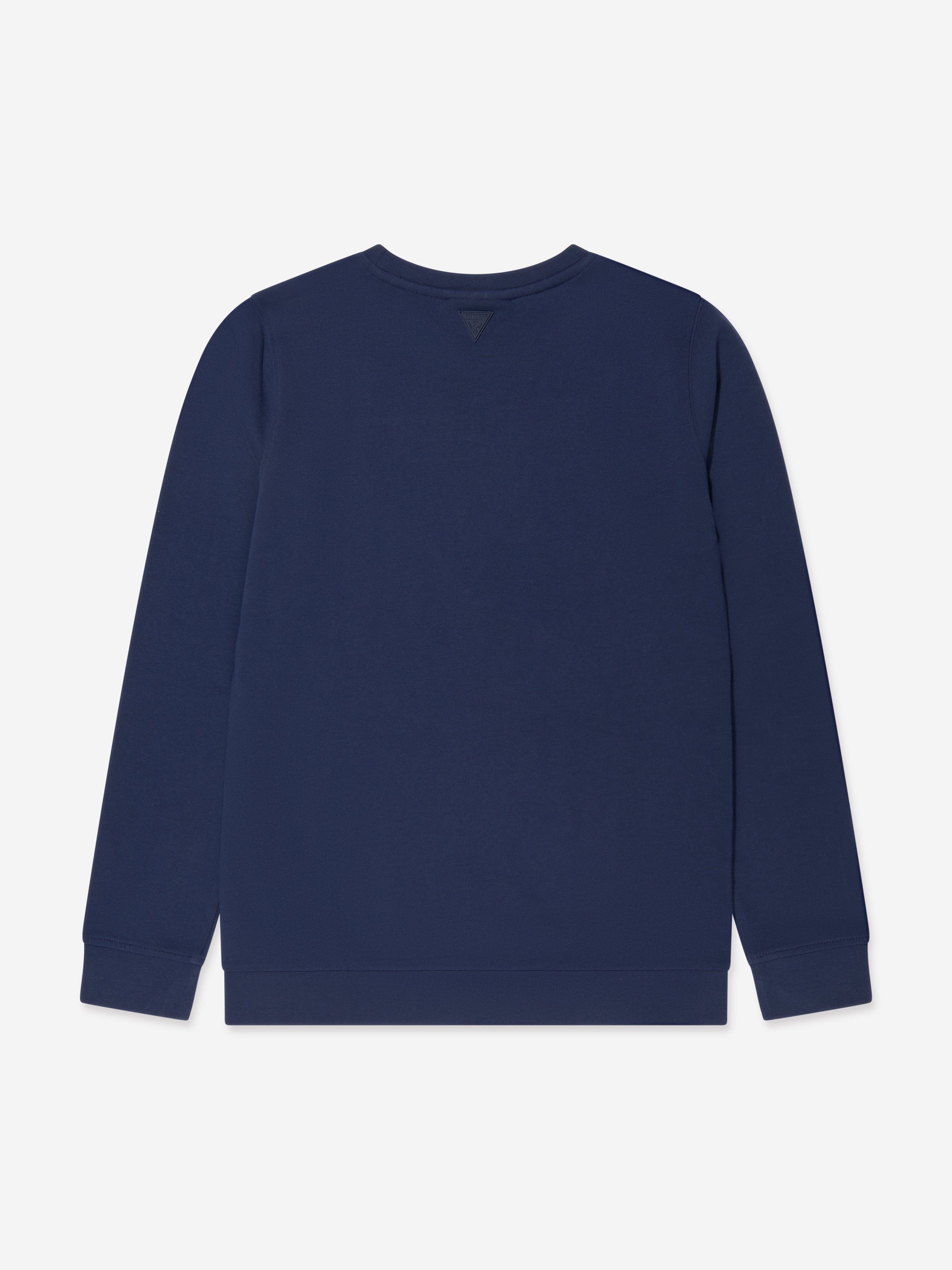 Guess Boys Logo Sweatshirt in Blue